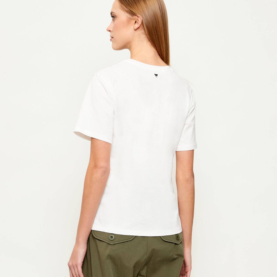 1FF0101-596 [MAX MARA WEEKEND] T-Shirt Wkdwest White (SS26) #2615971041600 WKDWEST-003 (C-EU-E)