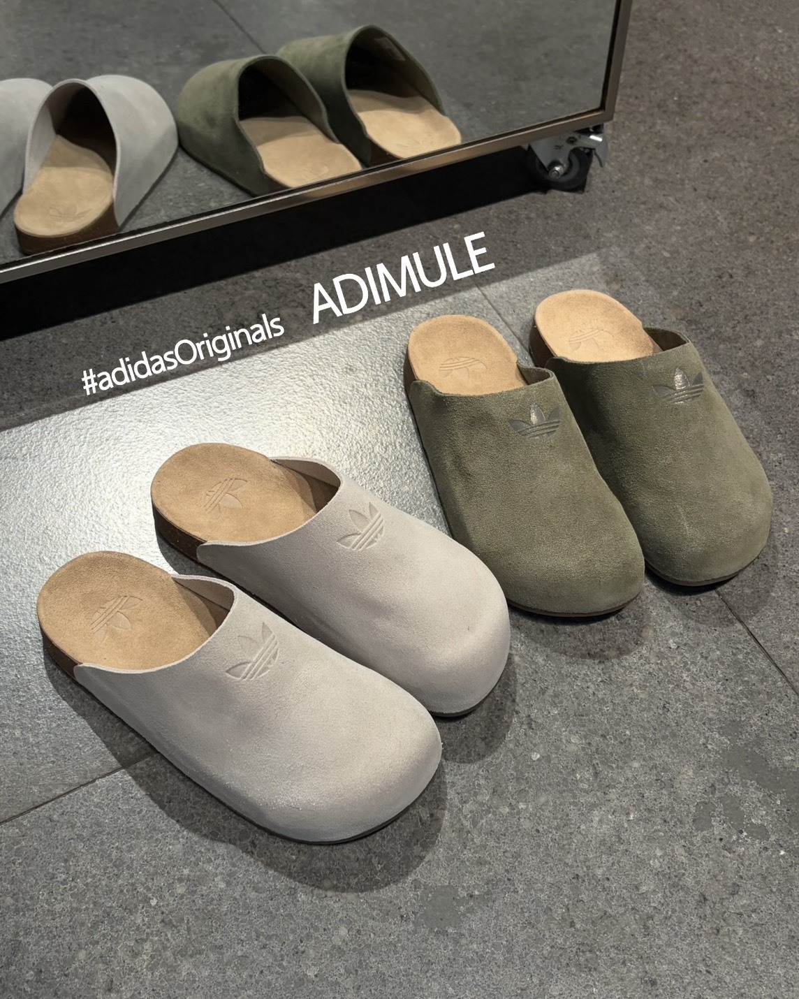 <新色加入>Adidas Originals Adimule Sldies 麂皮 穆勒 包頭 懶人鞋 勃肯鞋 3色