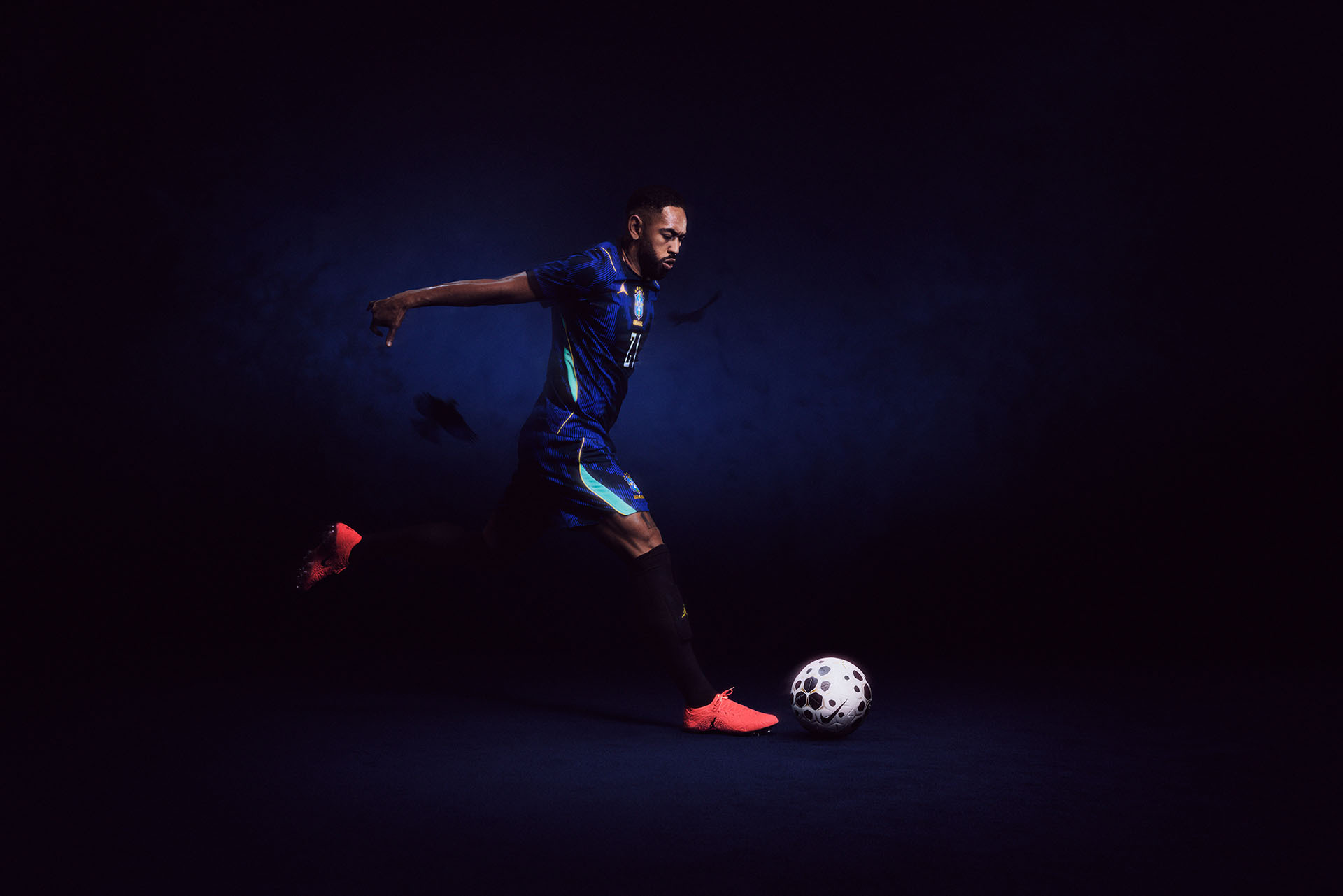 2026 Brazil x Jordan Away Shirt with Nameset