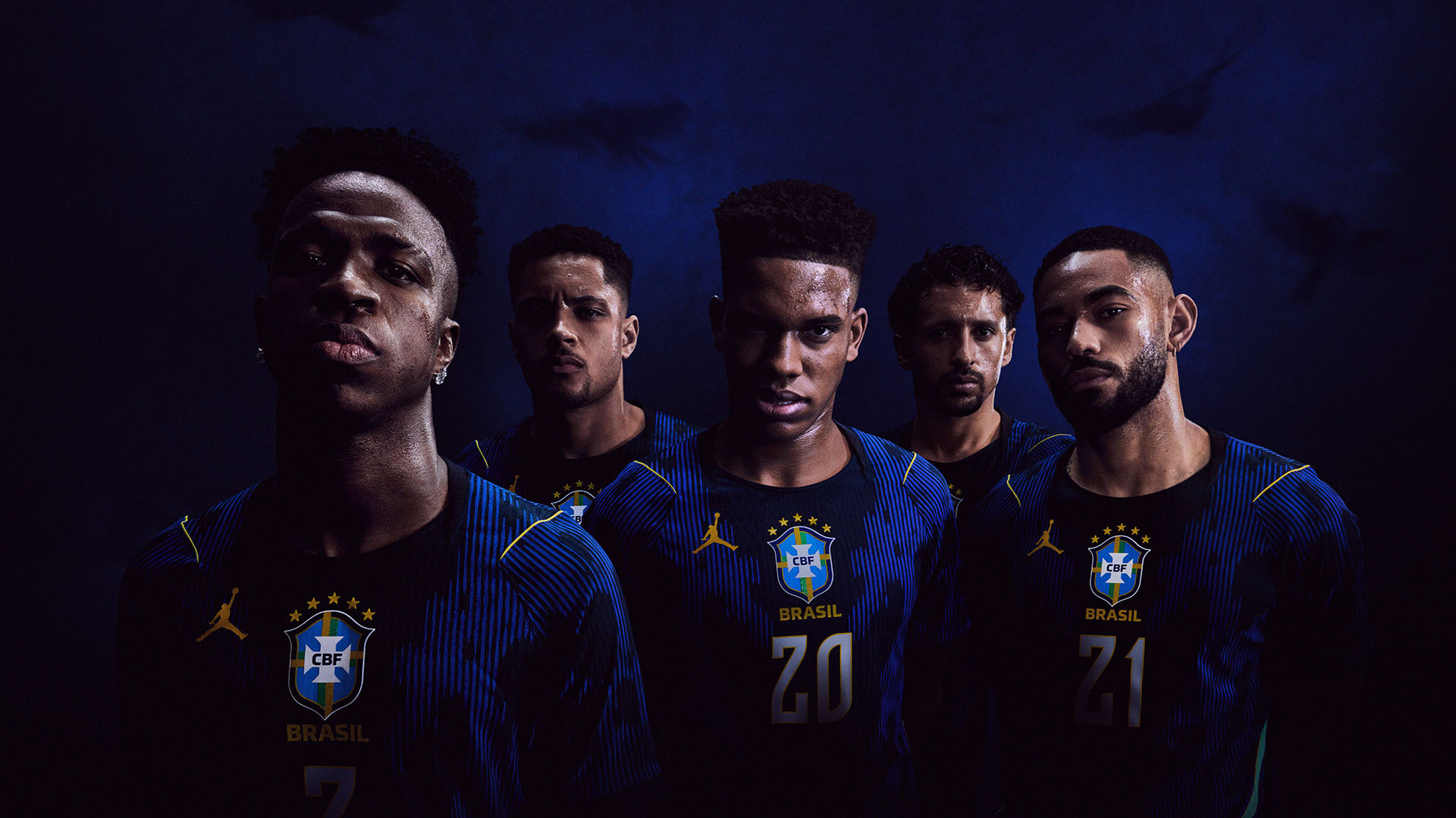 2026 Brazil x Jordan Away Shirt with Nameset