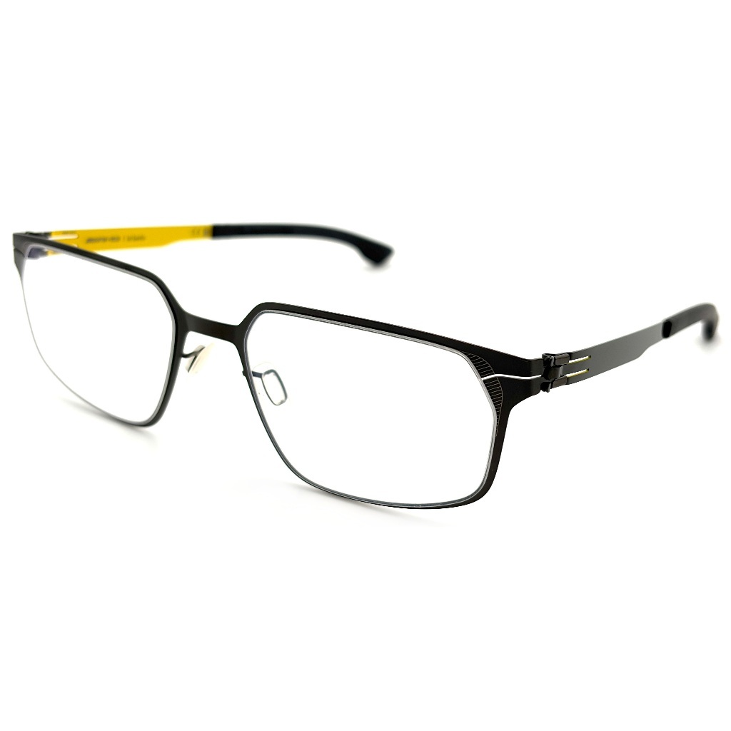 【ic! berlin】AMG 12 Gun Metal-54mm光學眼鏡(IA5003 008)