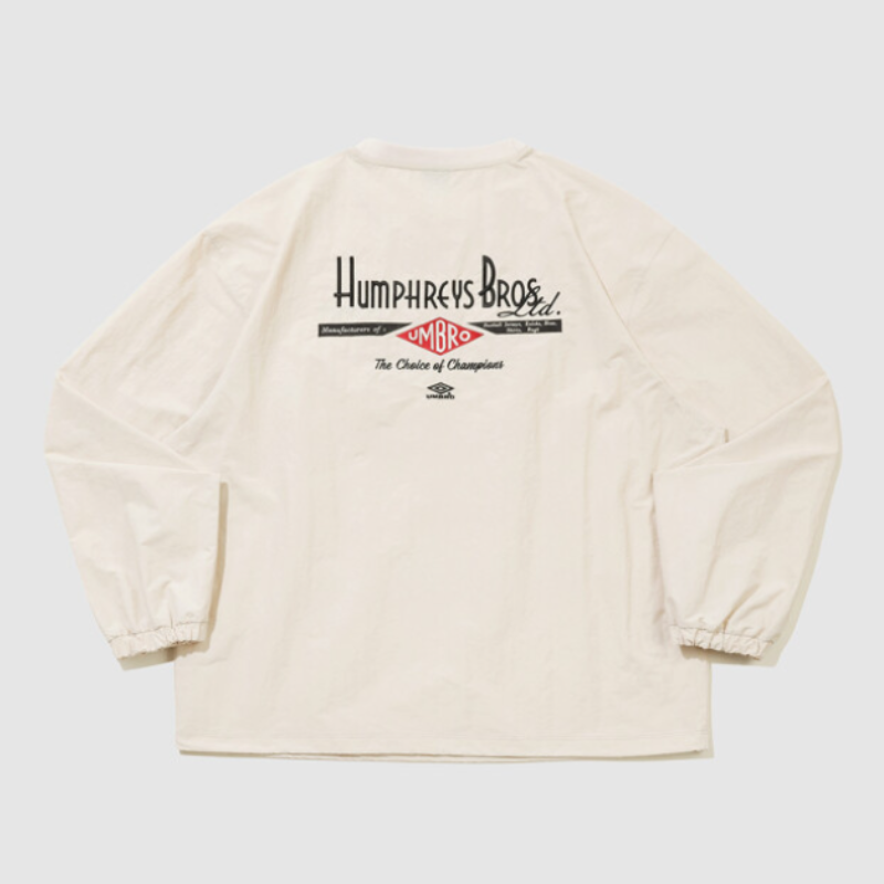 【代購】UMBRO HBL Um Gray 水洗灰 長袖 Piste 風衣上衣