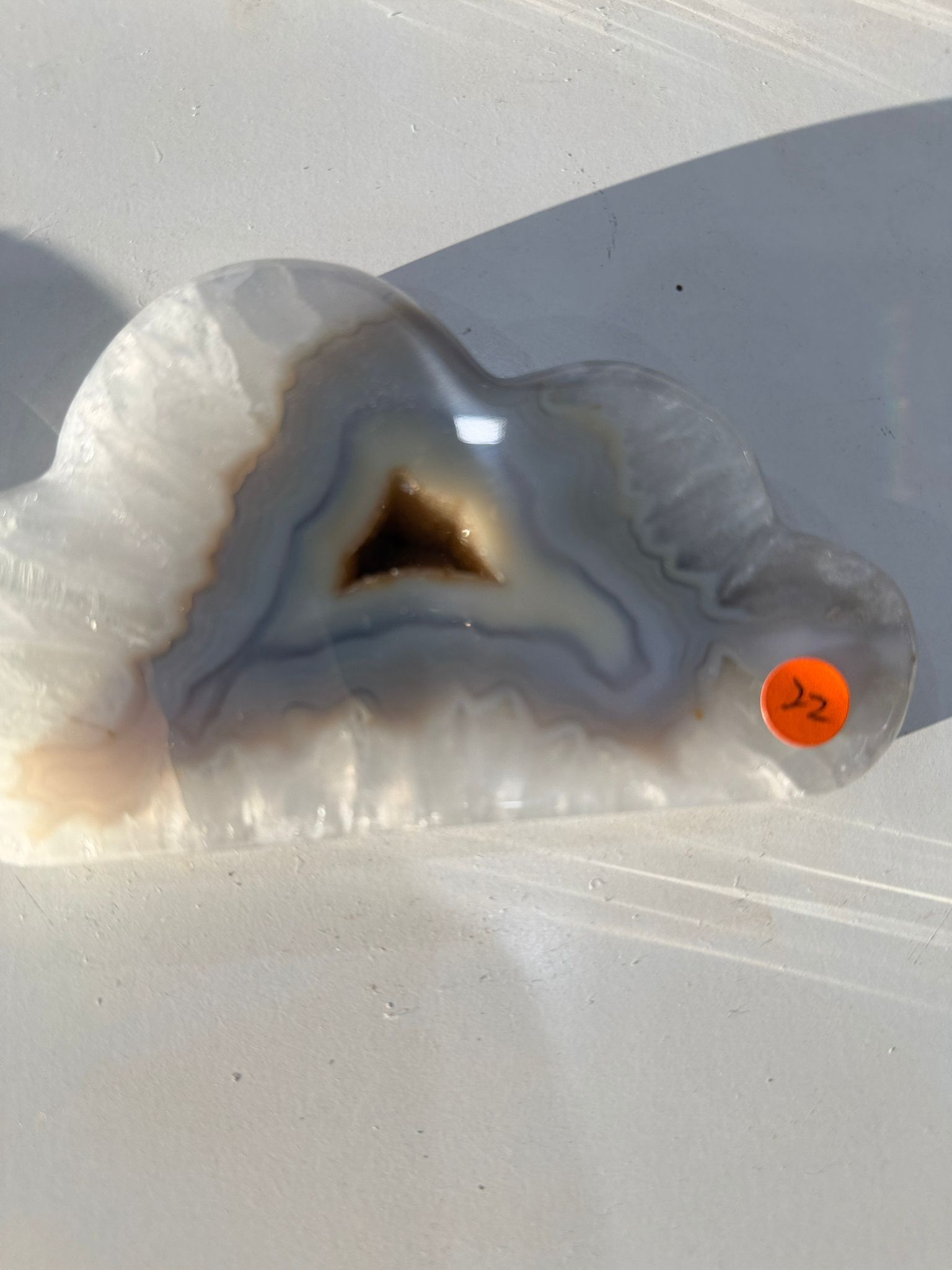 WN276 CD22 SS級瑪瑙雲朵晶洞