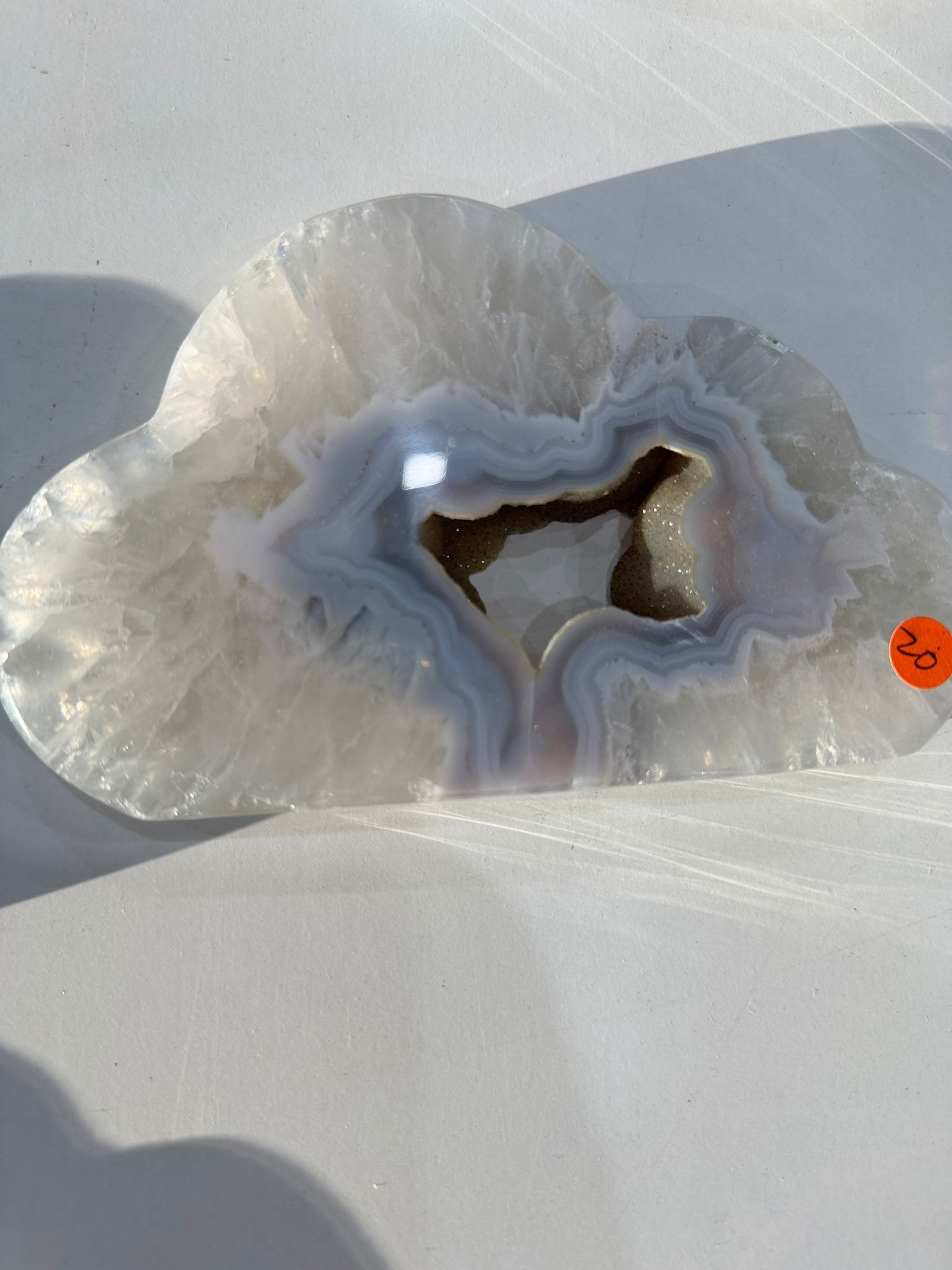 WN274 CD20 SS級瑪瑙雲朵晶洞