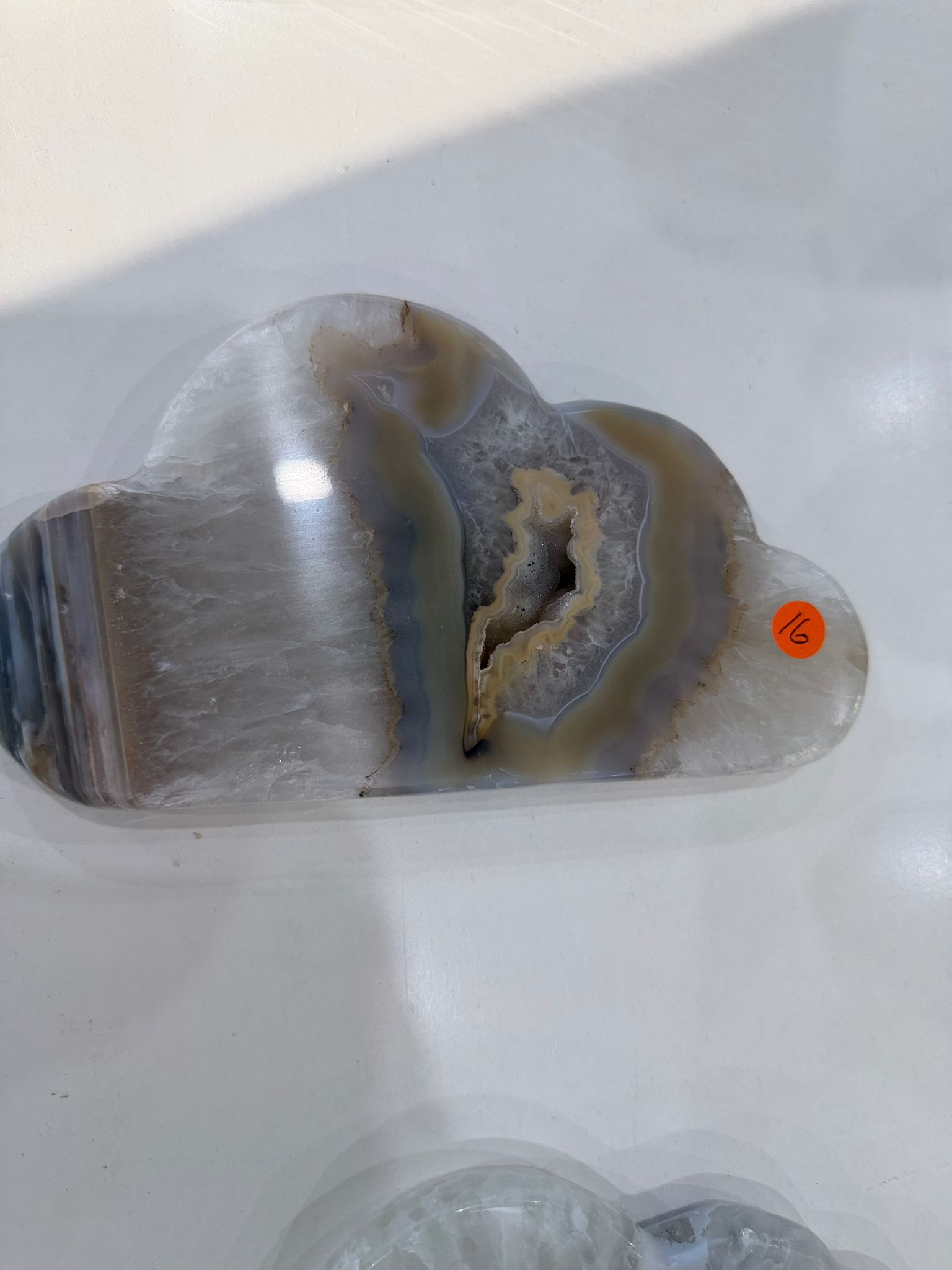 WN270 CD16 SS級瑪瑙雲朵晶洞