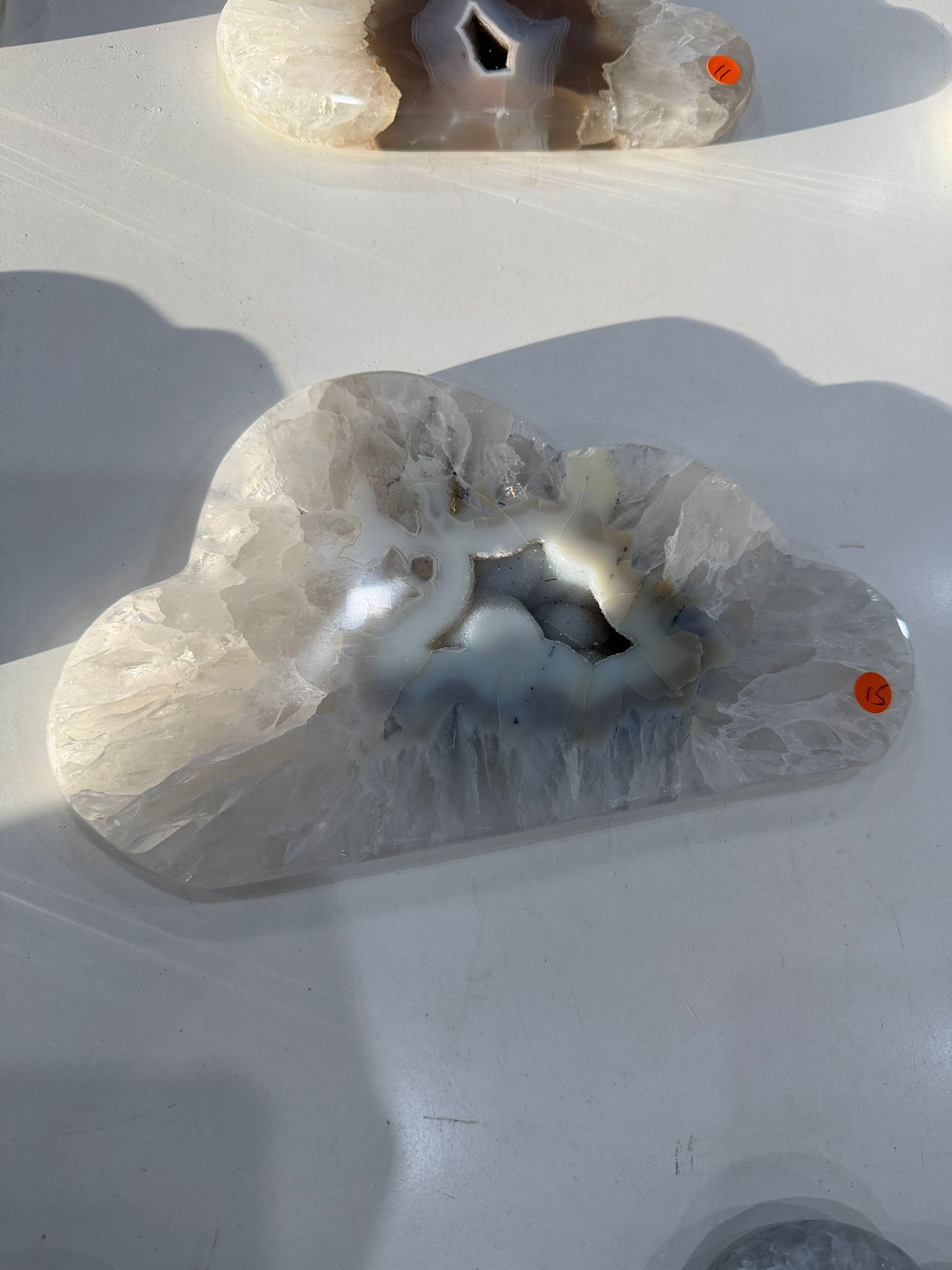 WN269 CD15 SS級瑪瑙雲朵晶洞