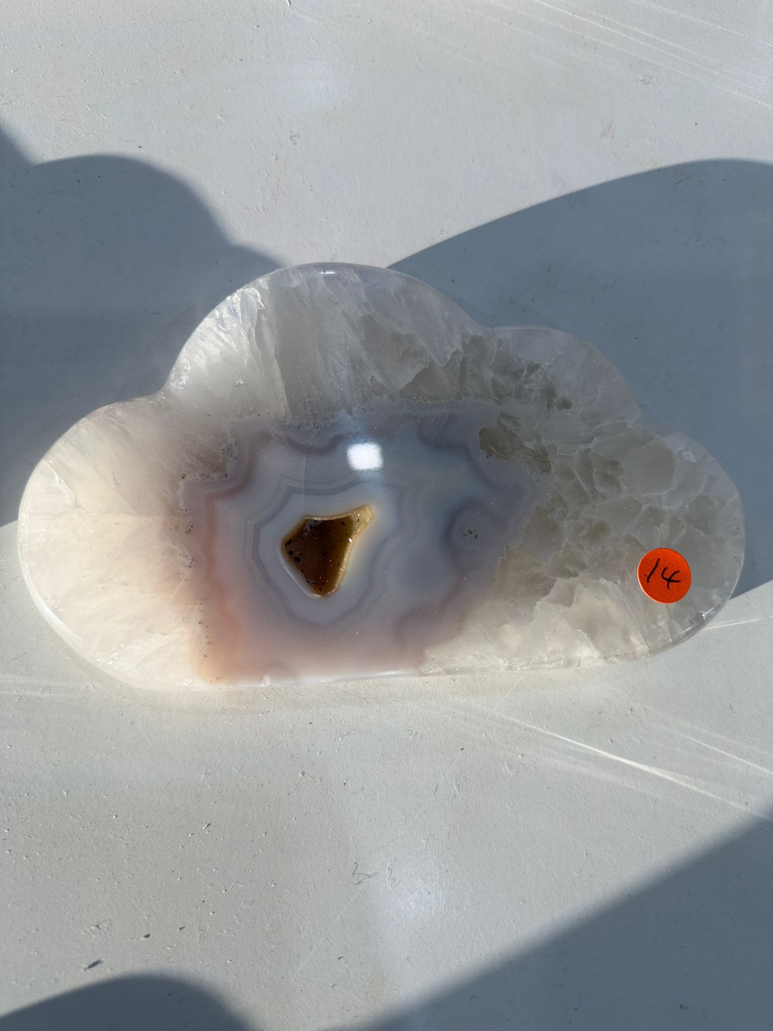 WN268 CD14 SS級瑪瑙雲朵晶洞