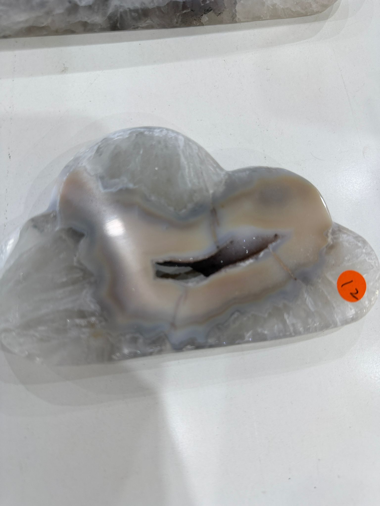 WN266 CD12 SS級瑪瑙雲朵晶洞