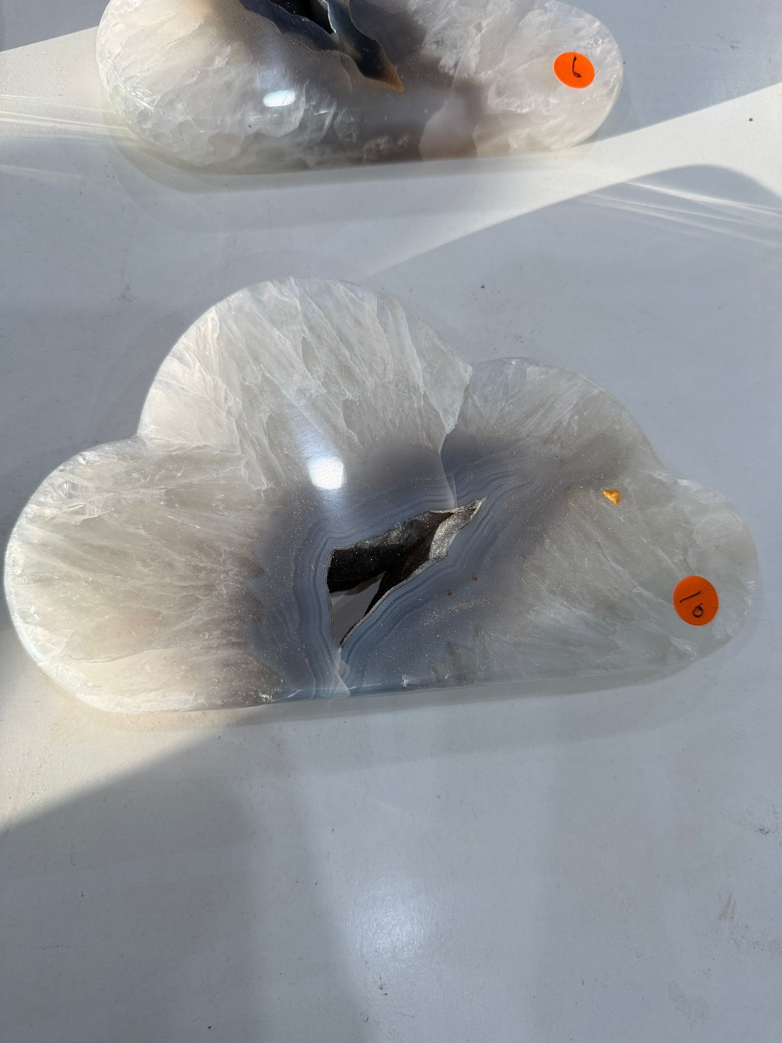 WN264 CD10 SS級瑪瑙雲朵晶洞