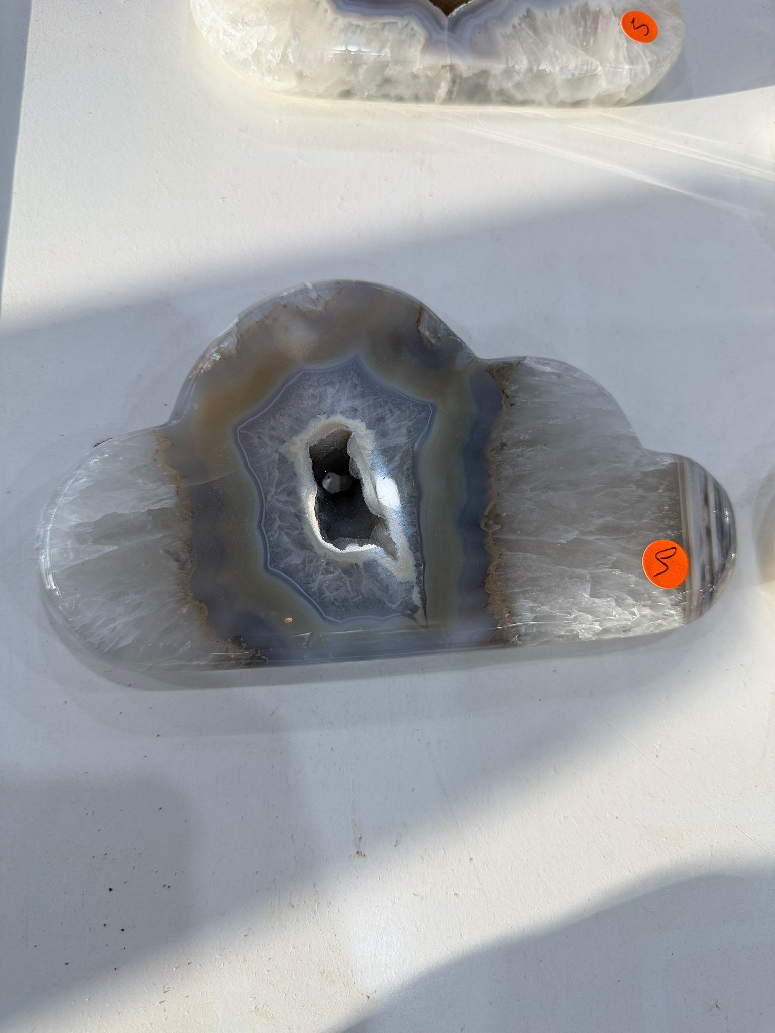 WN263 CD9 SS級瑪瑙雲朵晶洞