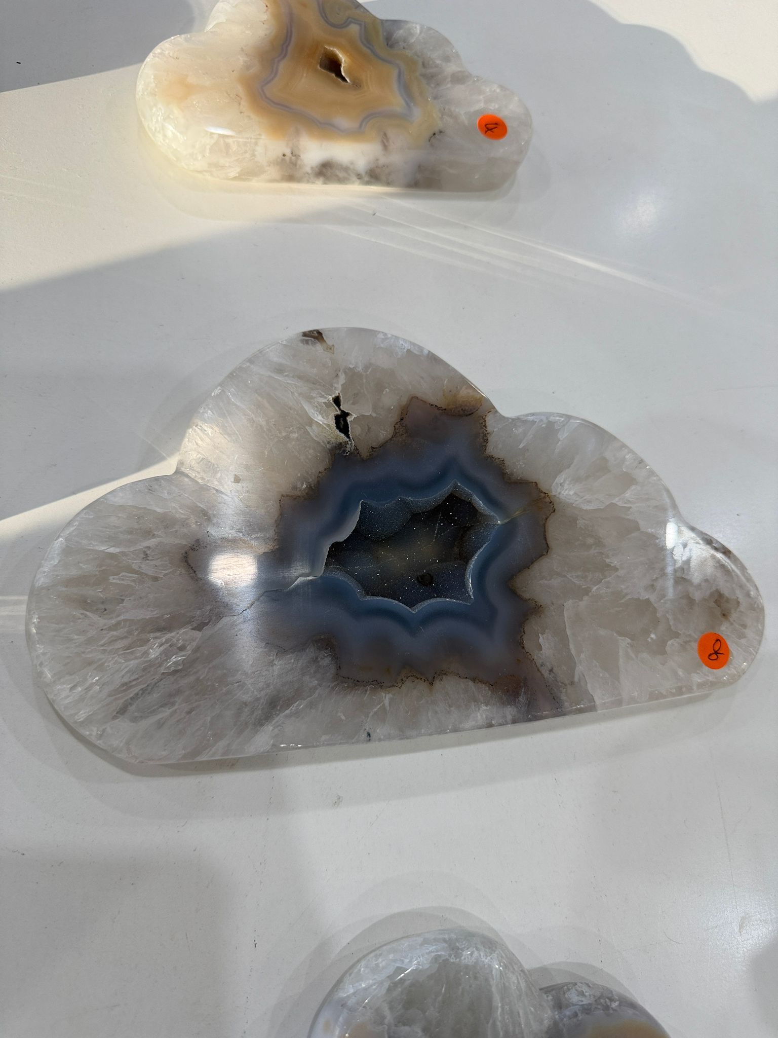 WN262 CD8 SS級瑪瑙雲朵晶洞