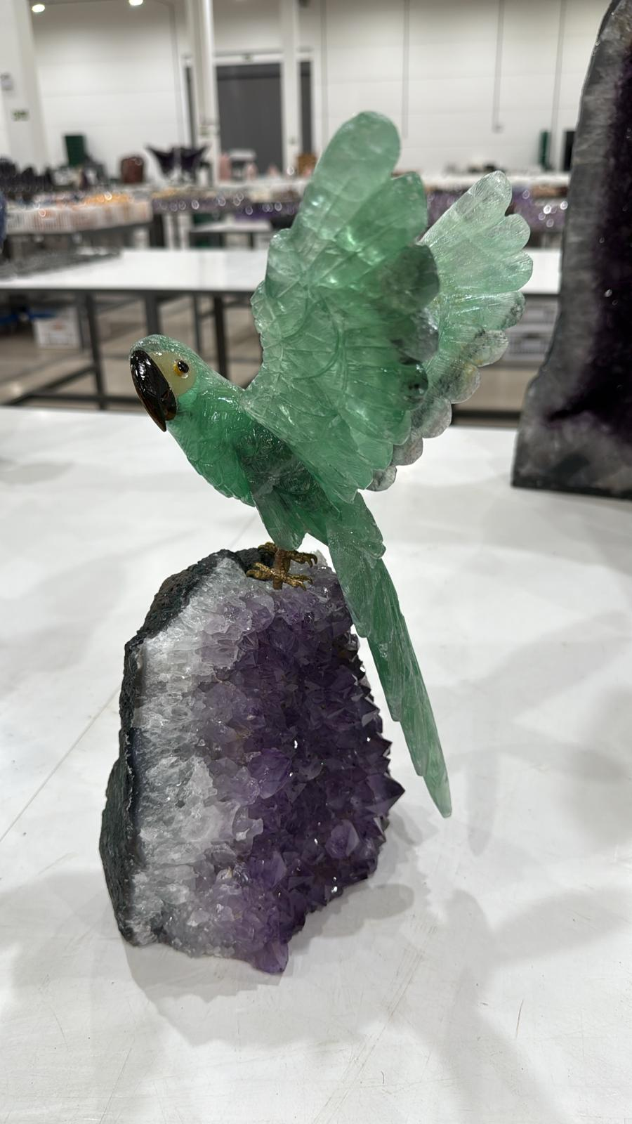 WN054 A54 水晶雀仔 大約最高度 (翼部 36 cm)