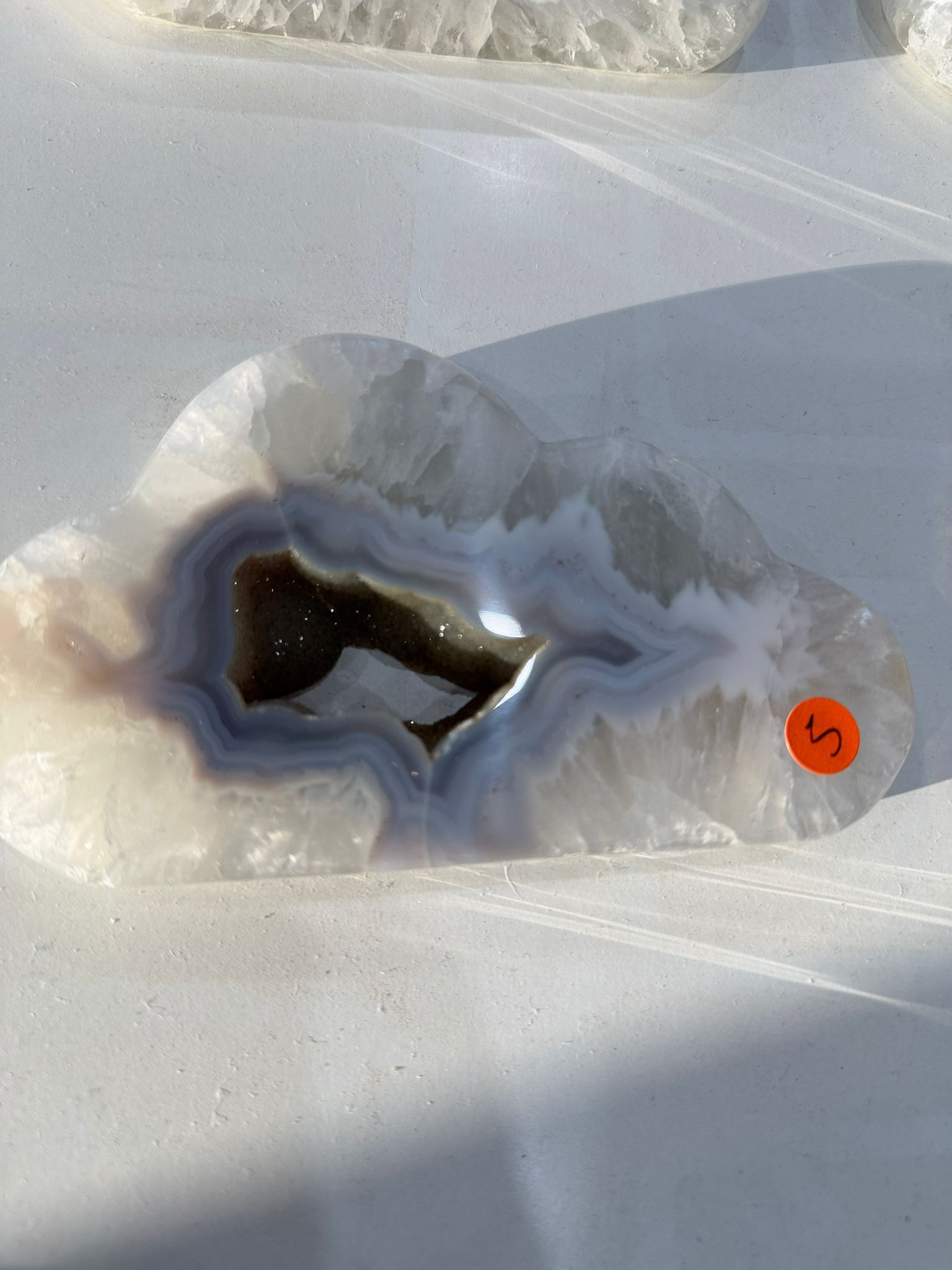 WN259 CD5 SS級瑪瑙雲朵晶洞