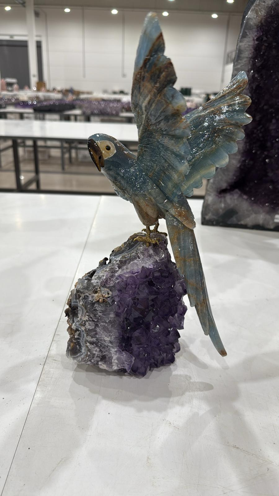 WN057 A57 水晶雀仔 大約最高度 (翼部 35 cm)