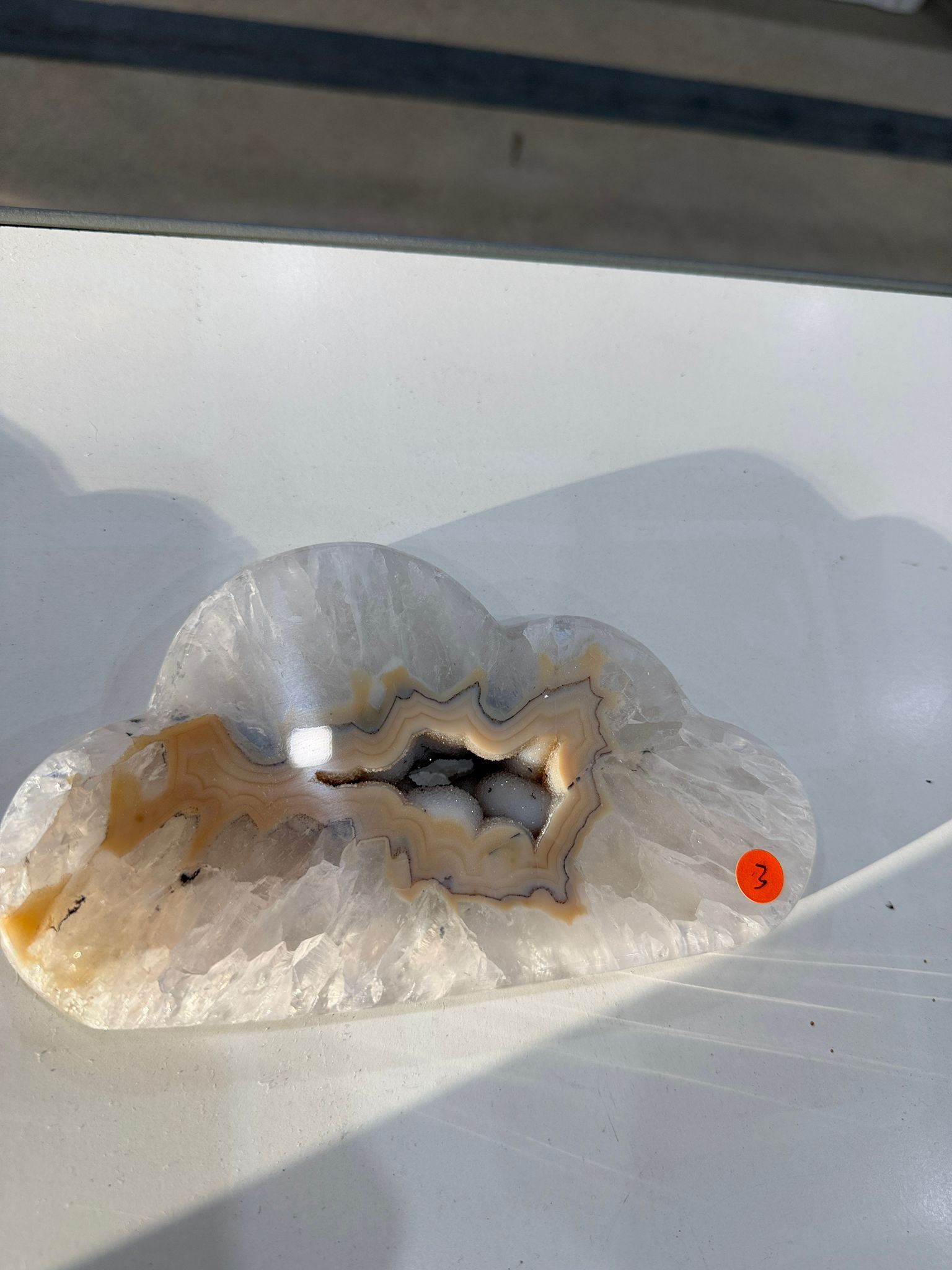 WN257 CD3 SS級瑪瑙雲朵晶洞