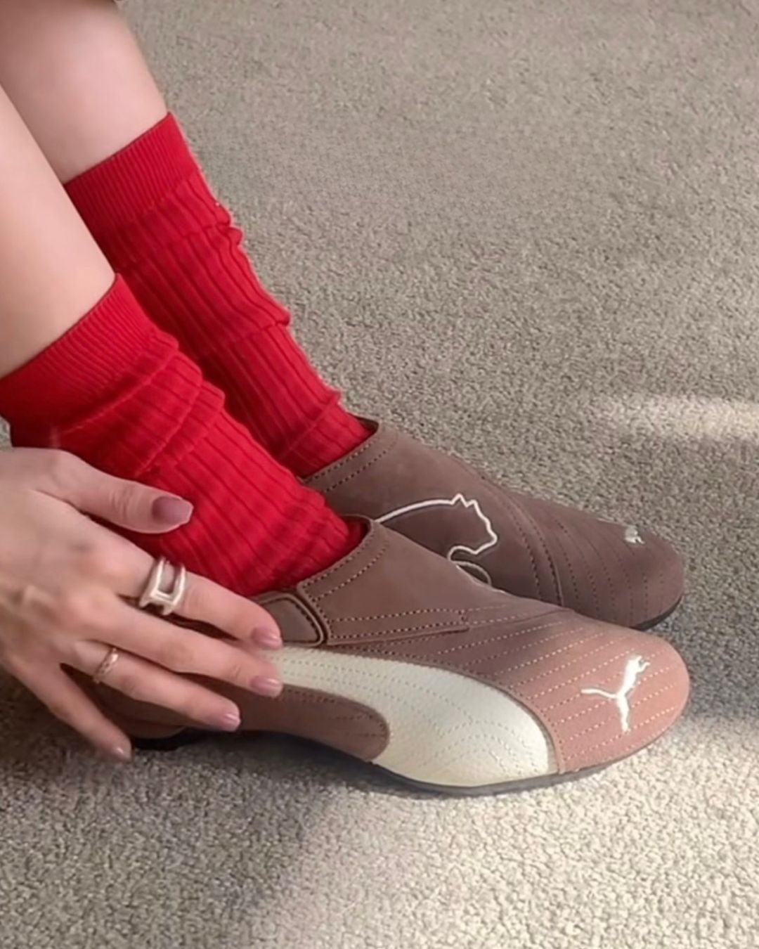 <韓國限定聯名款❤️>Puma × Musinsa Slipcat 摩卡棕 男女鞋