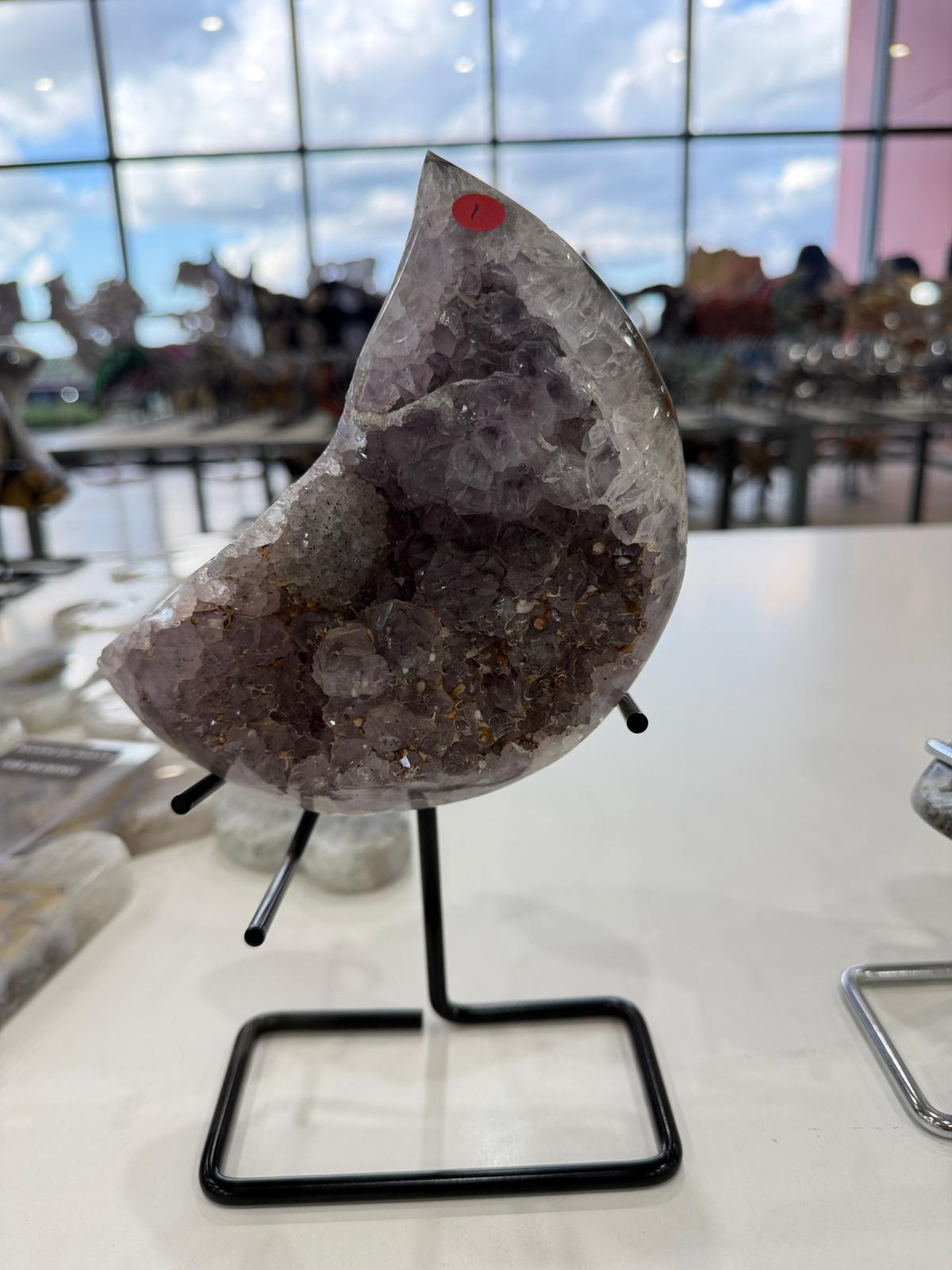 WN201 MN1 SS級瑪瑙晶洞月亮