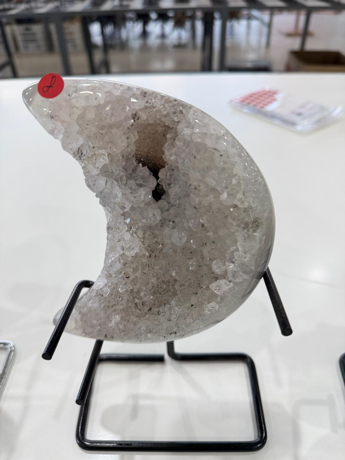 WN208 MN8 SS級瑪瑙晶洞月亮