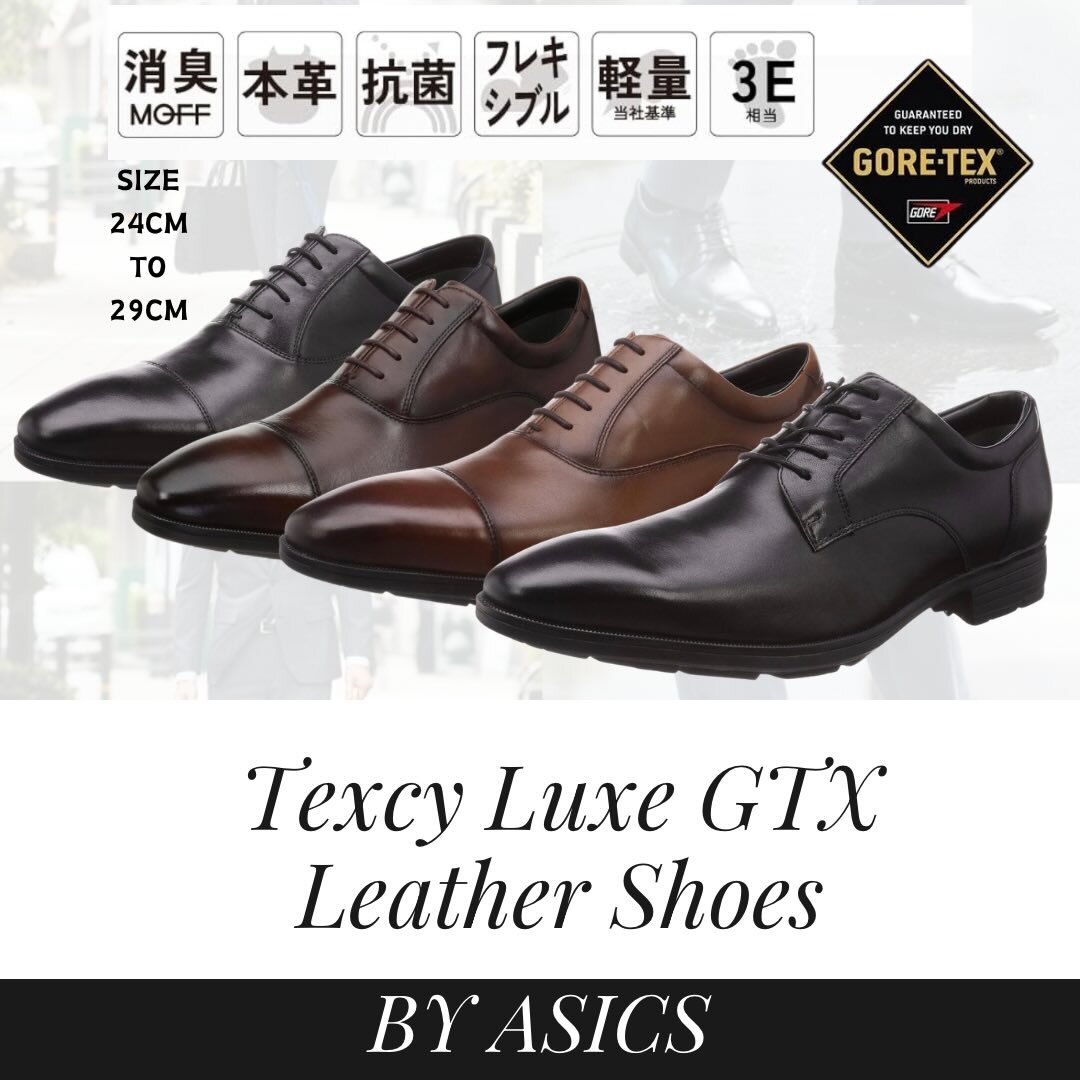 ASICS 副線品牌TEXCY LUXE GTX 皮鞋