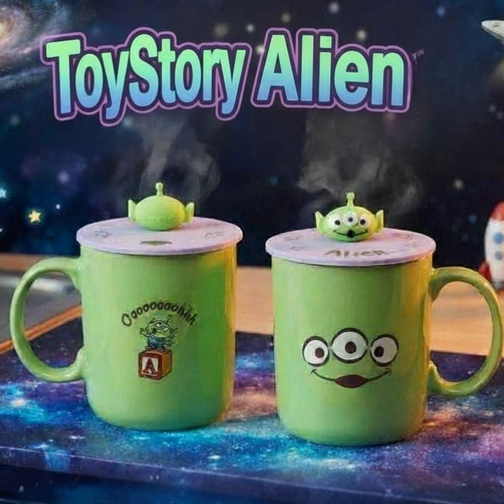 迪士尼反斗奇兵| 3D陶瓷杯連蓋 |三眼仔