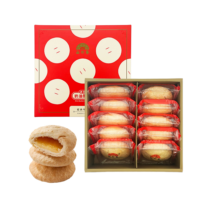 【裕珍馨】迷你奶油酥餅 (牛奶10入)