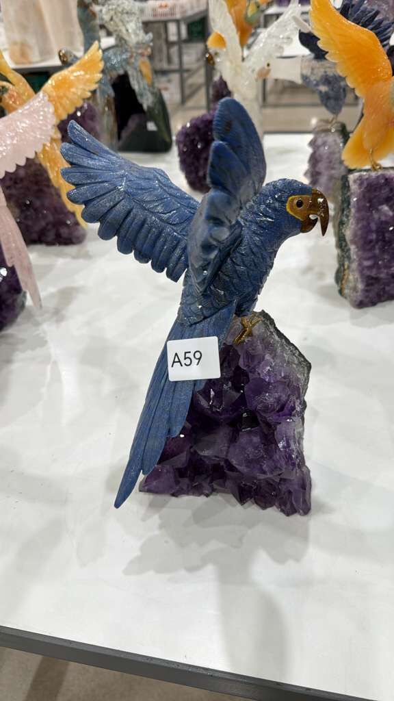 WN059 A59 水晶雀仔大約最高度 (翼部 35 cm)