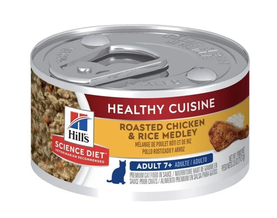 Hill's Science Diet Adult7+ Healthy Cuisine Canned Cat Food  2.8oz,10445