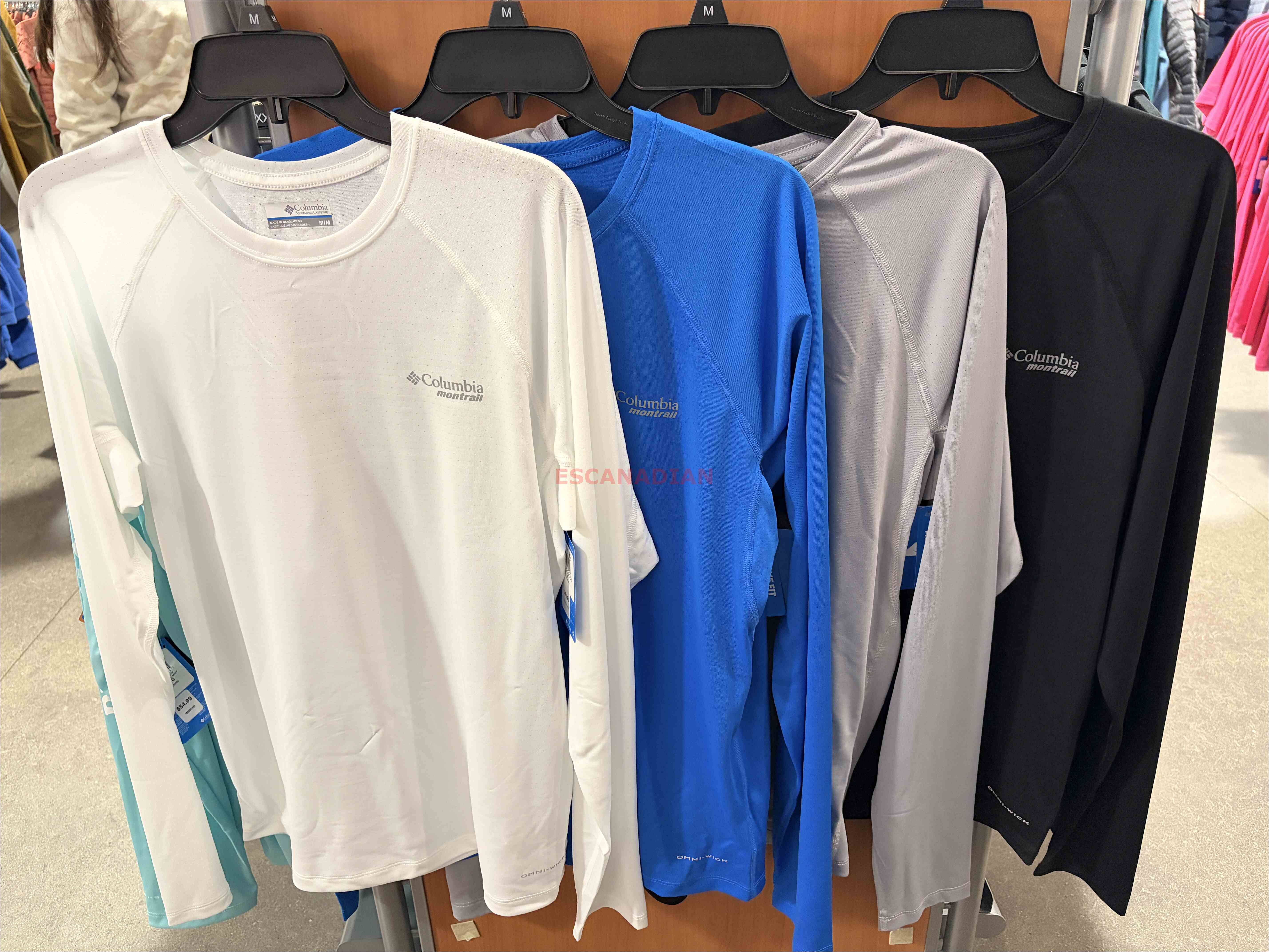 【限時】Columbia  男大人 Montrail機能系列 OMNI WICK排汗速乾科技 反光 彈性材質 長TEE (4色)