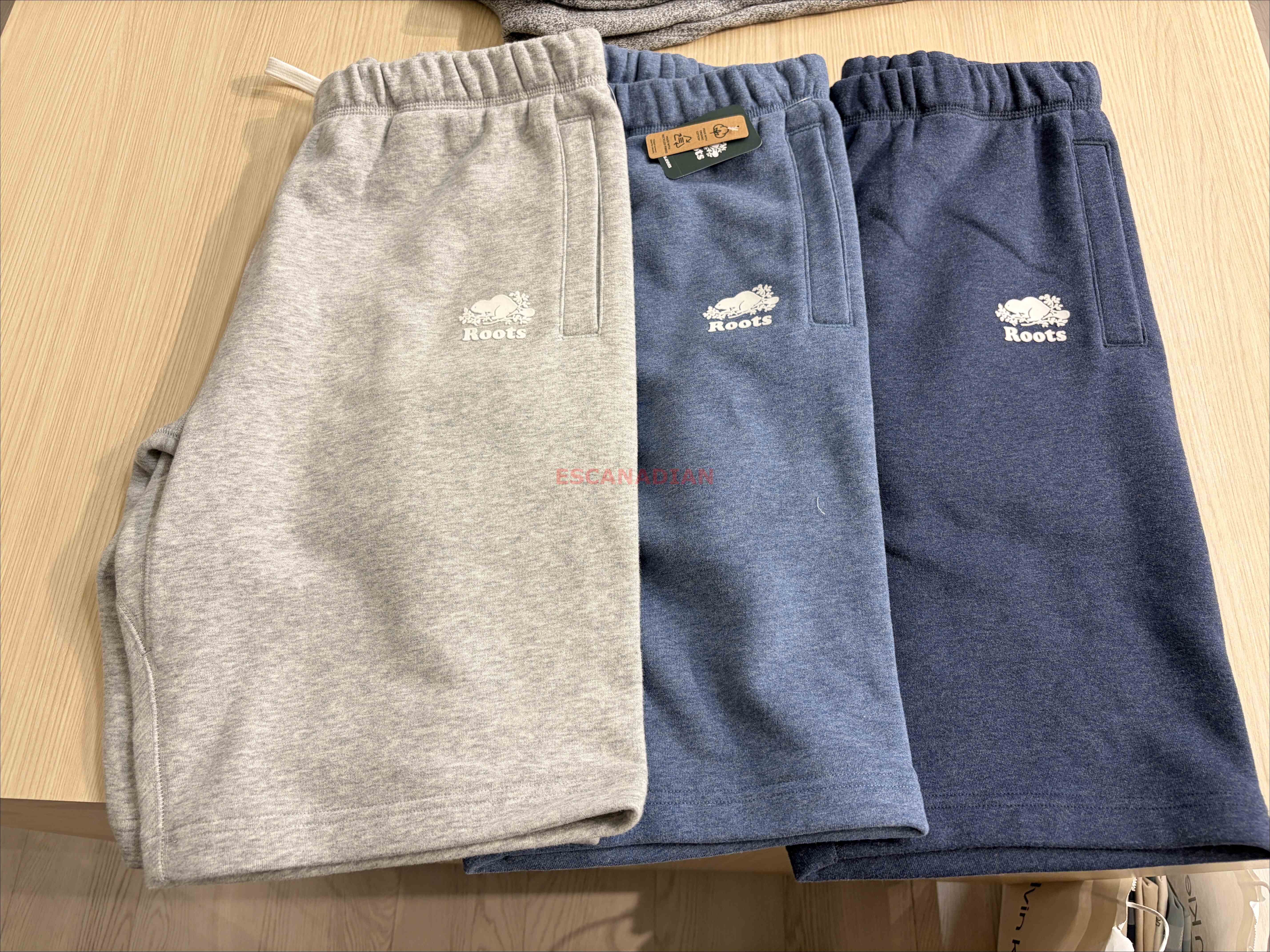 ROOTS 男大人 有機棉 經典小海狸 棉短褲 (10.5 Inch) (2色)