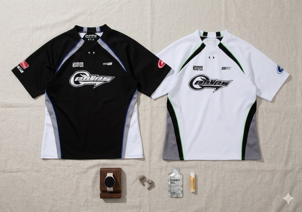 【預購】K031459 PHYPS  網眼摩托車短袖上衣