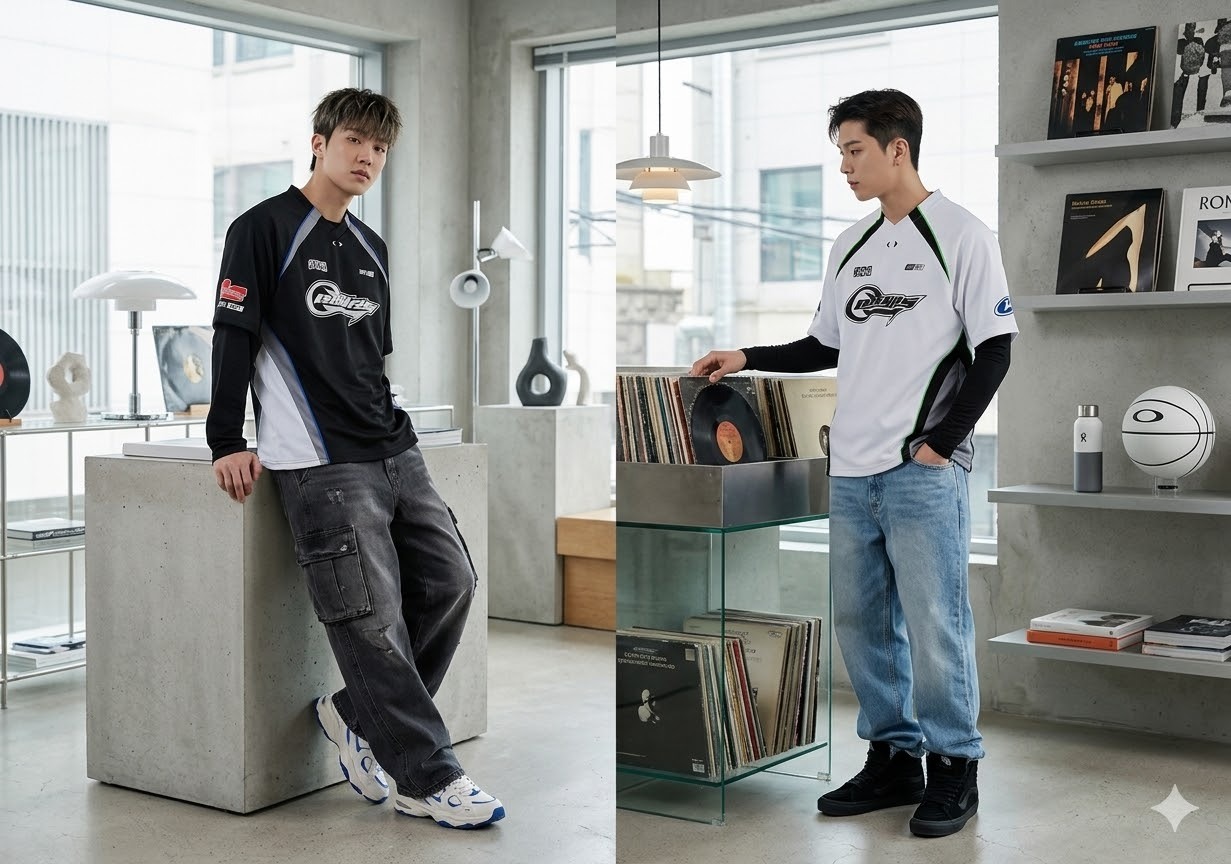 【預購】K031459 PHYPS  網眼摩托車短袖上衣