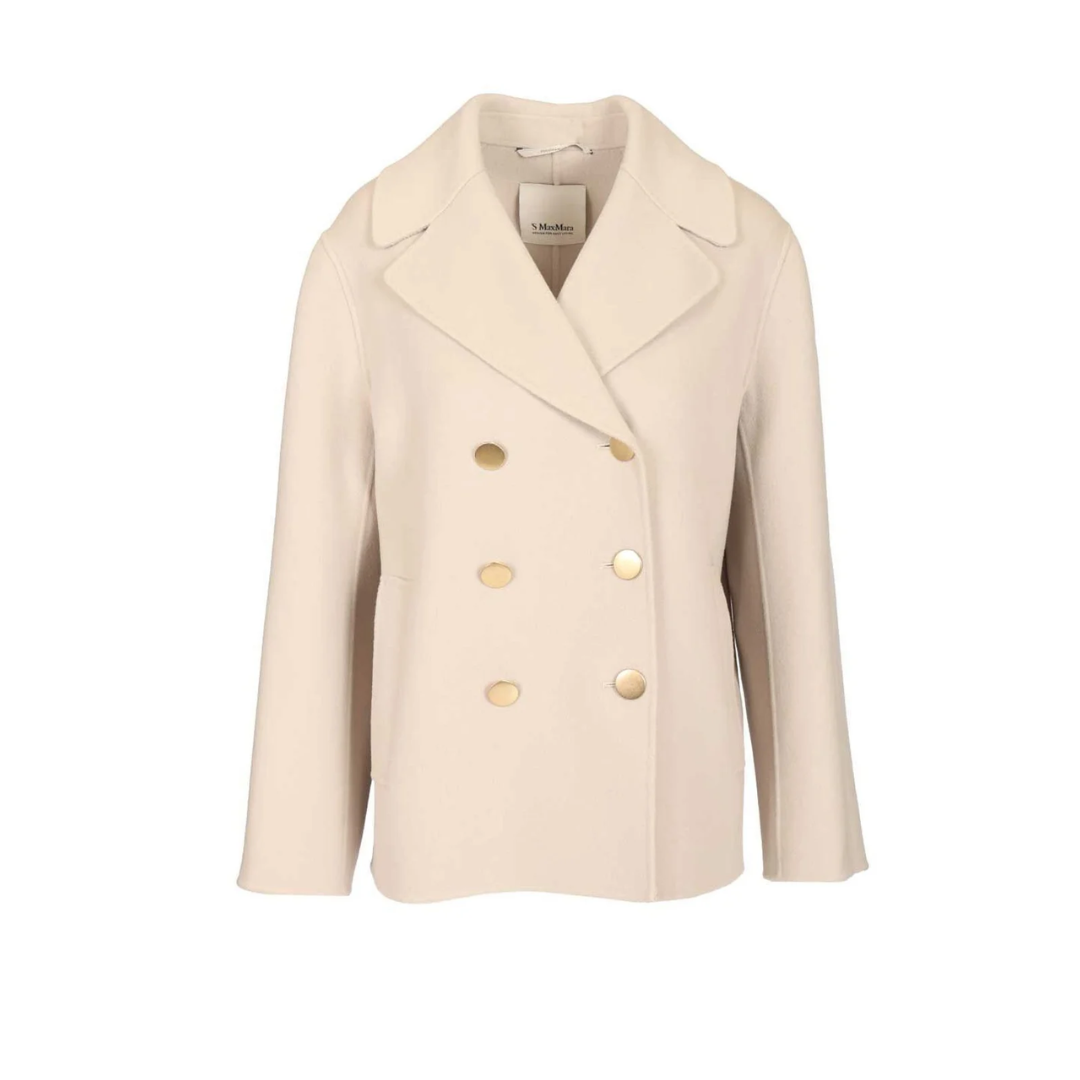 1FF0101-558 [MAX MARA S] Margot Double-Breasted Tailored Blazer  (SS26) #2619041041600 SMMMARGOT-032 (C-EU-E)