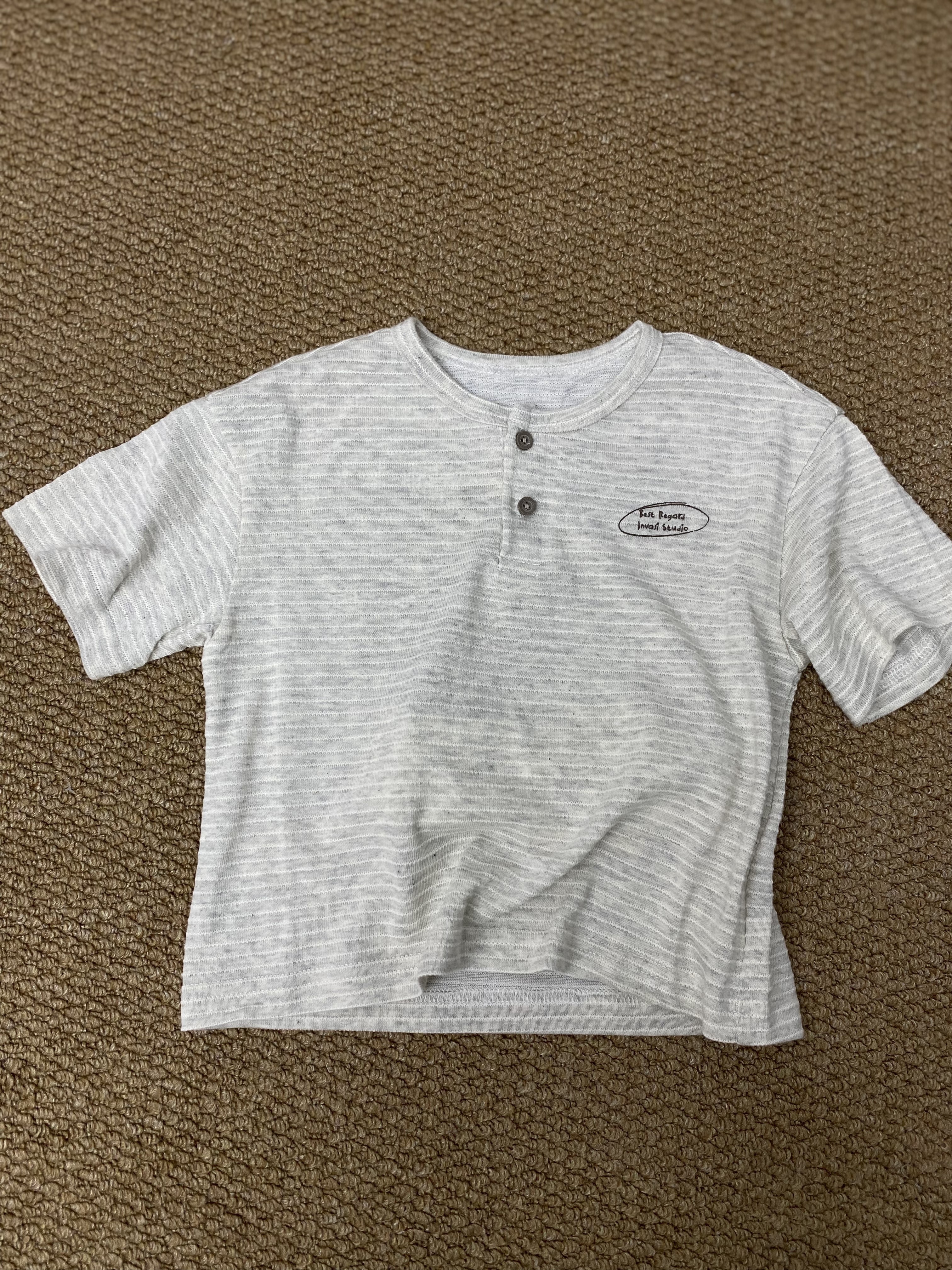 A04421立體條紋上衣