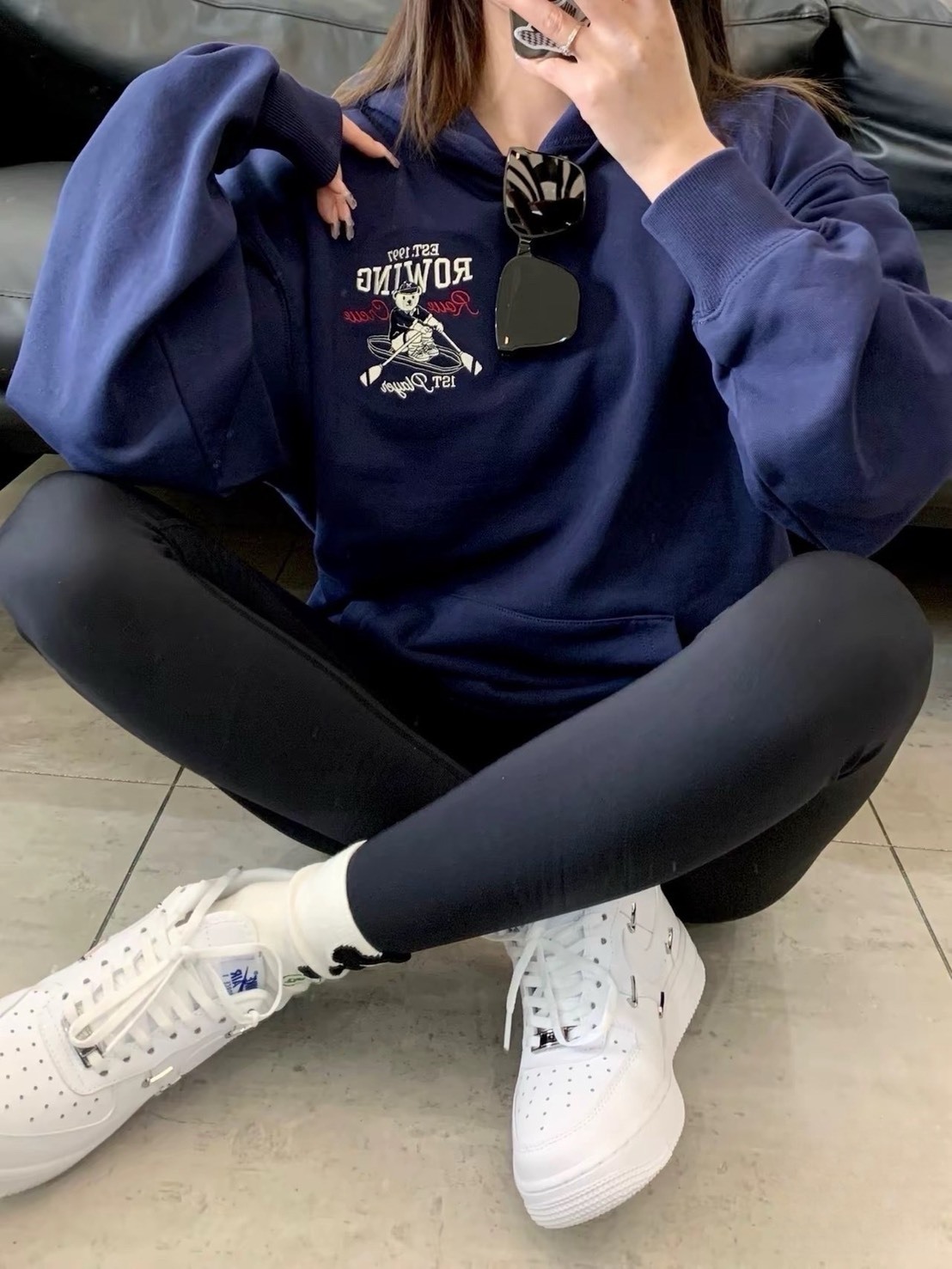 NIKE AIR FORCE 1 '07 LX ''Chrome Luxe" 白藍 小銀勾 女款 泫雅同款 CT1990-100