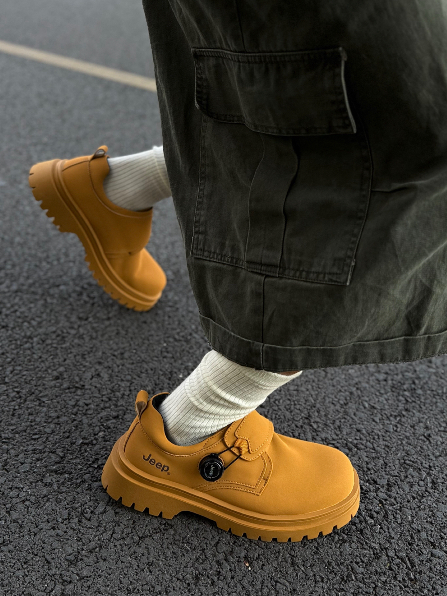 代購-<踢不爛平替款>Jeep吉普 復古 英倫 大頭德比鞋 阿美咔嘰 棕/黑 兩色