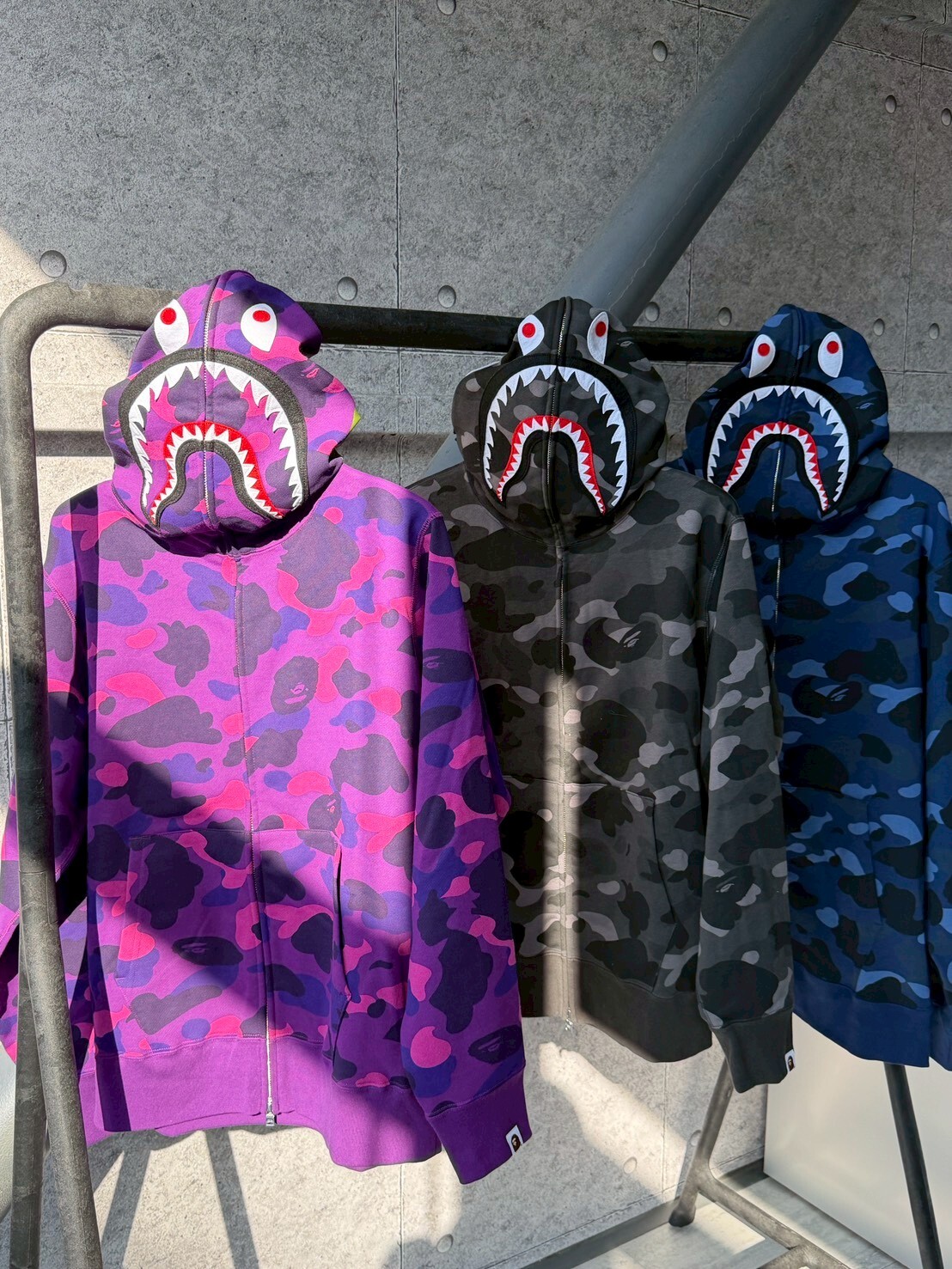 BAPE COLOR CAMO 迷彩斑紋 鯊魚外套