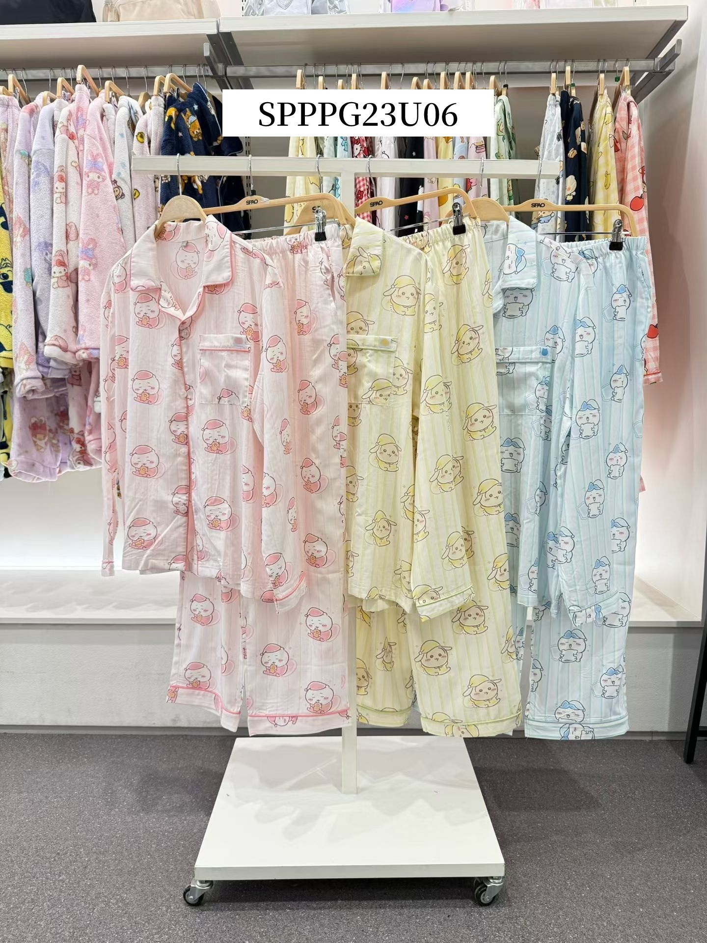 (現貨 黃 XL ) SP20 （睡衣一set  XL:胸46 長31 腰30 HIP41.5 長39 $199