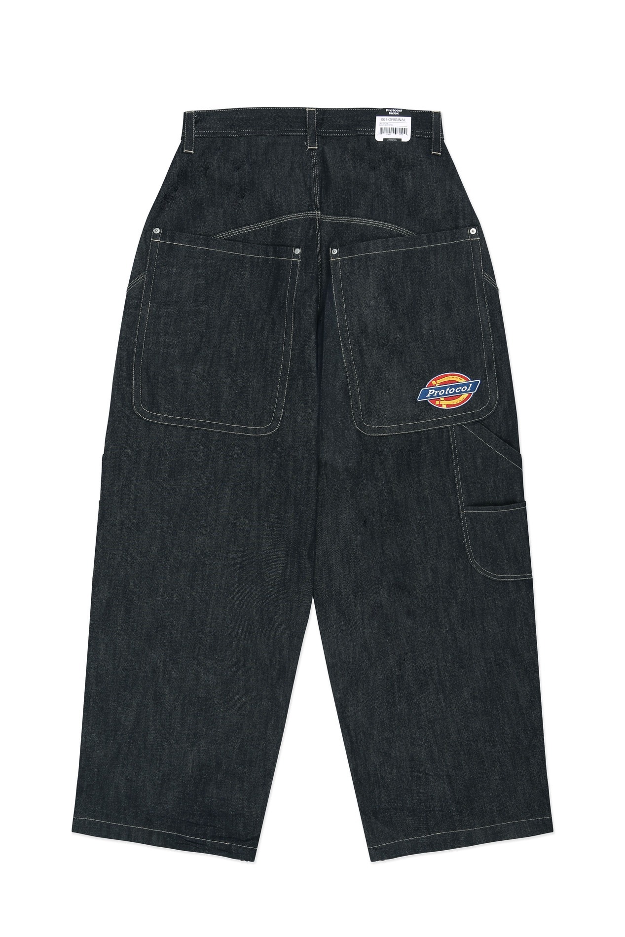 Protocol Index｜Retro Baggy Denim Pants (Indigo Blue)