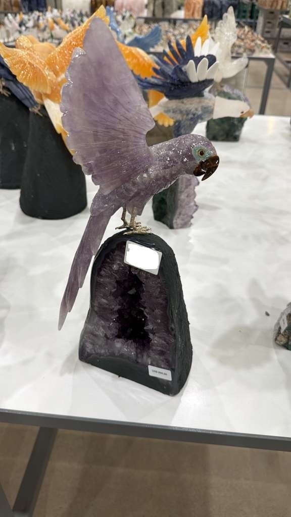 WN140 A140 水晶雀仔 大約最高度 (翼部 35 cm)