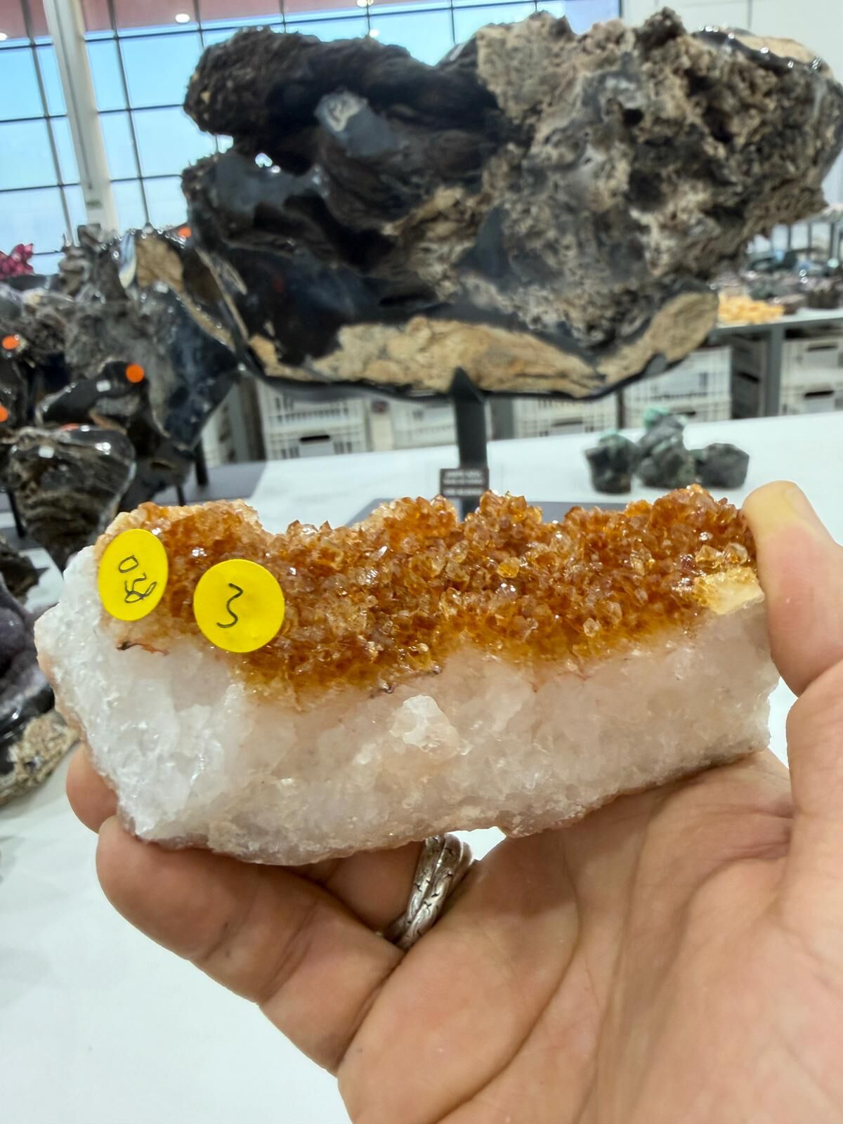 WN280 SIU3 黃水晶簇 0.38 kg