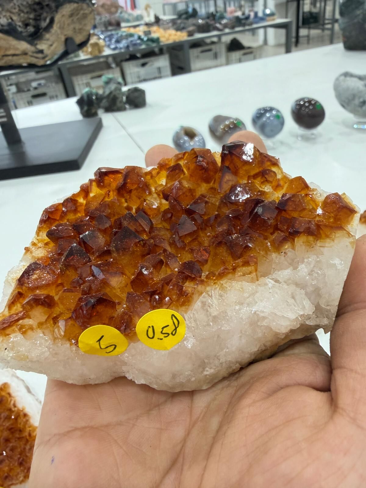 WN282 SIU5 黃水晶簇 0.58 kg