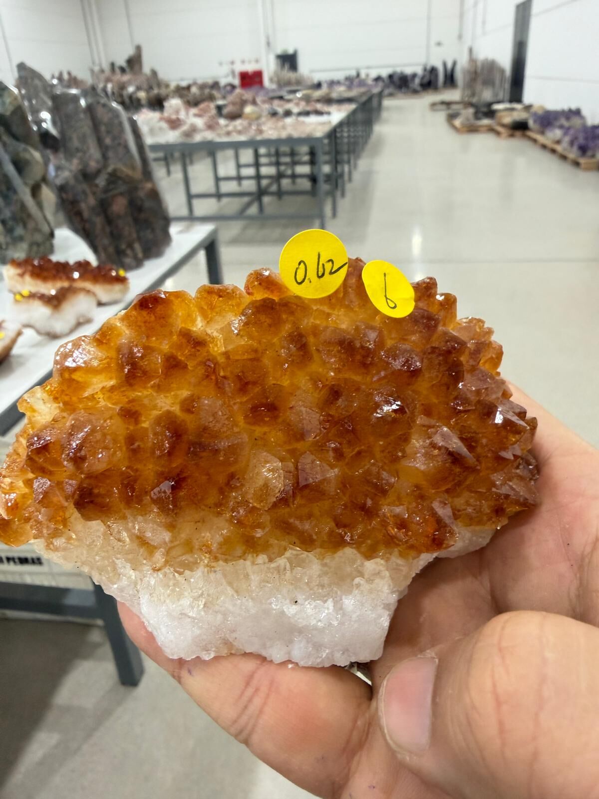 WN283 SIU6 黃水晶簇 0.62 kg