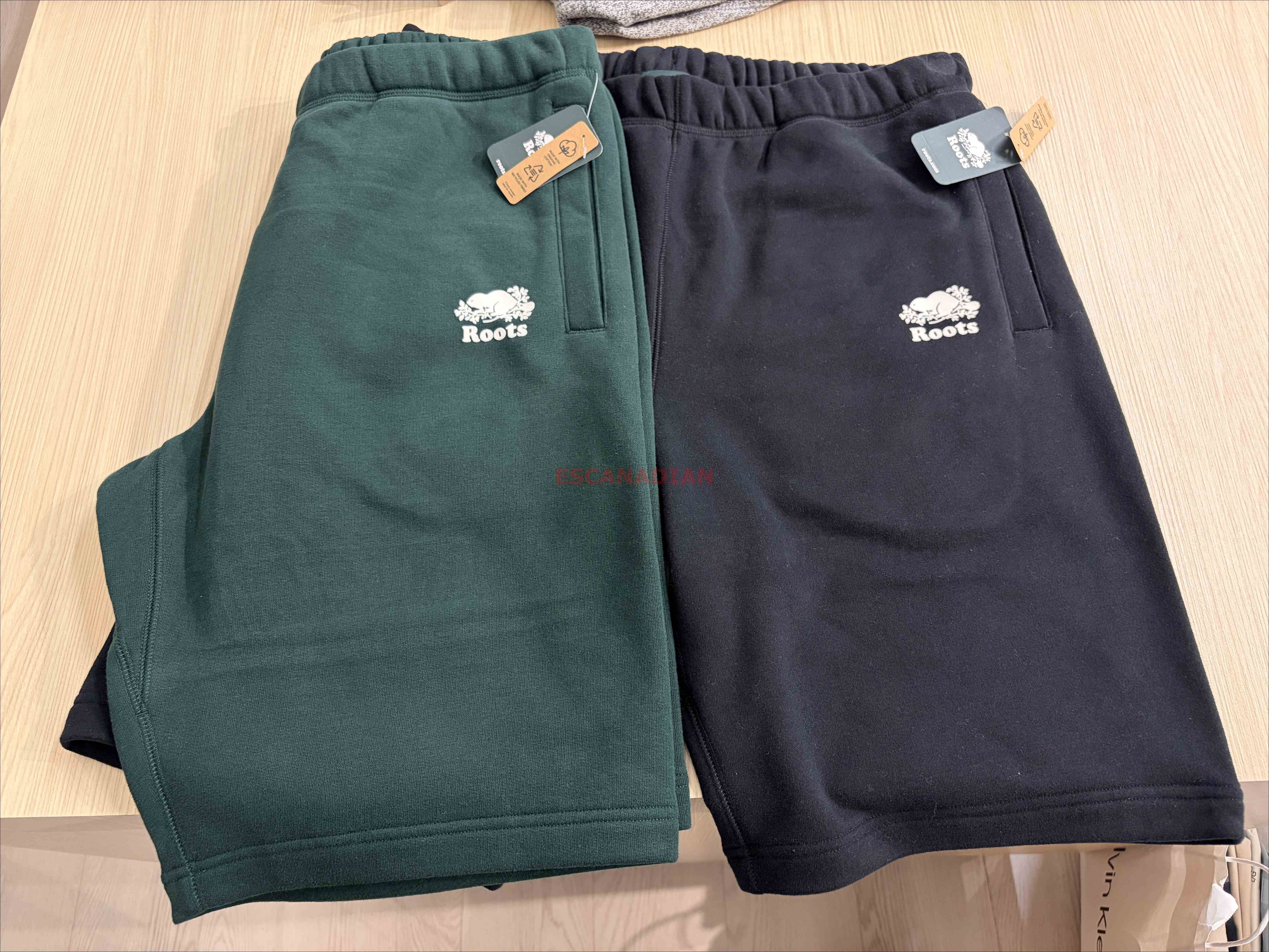 ROOTS 男大人 有機棉 經典小海狸 棉短褲 (10.5 Inch) (2色)