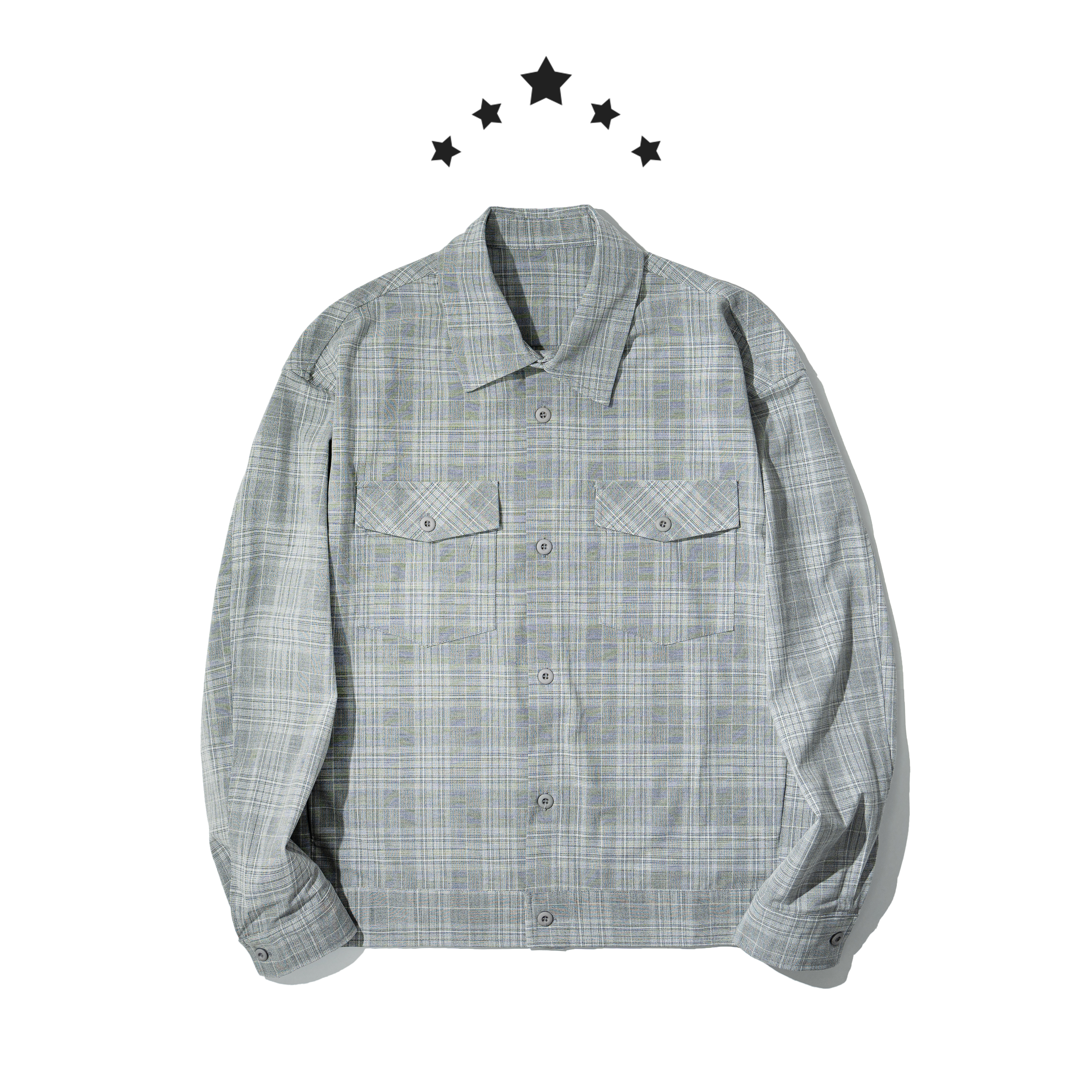 Pocket Plaid Jacket 雙口袋 格紋外套 [JK126]