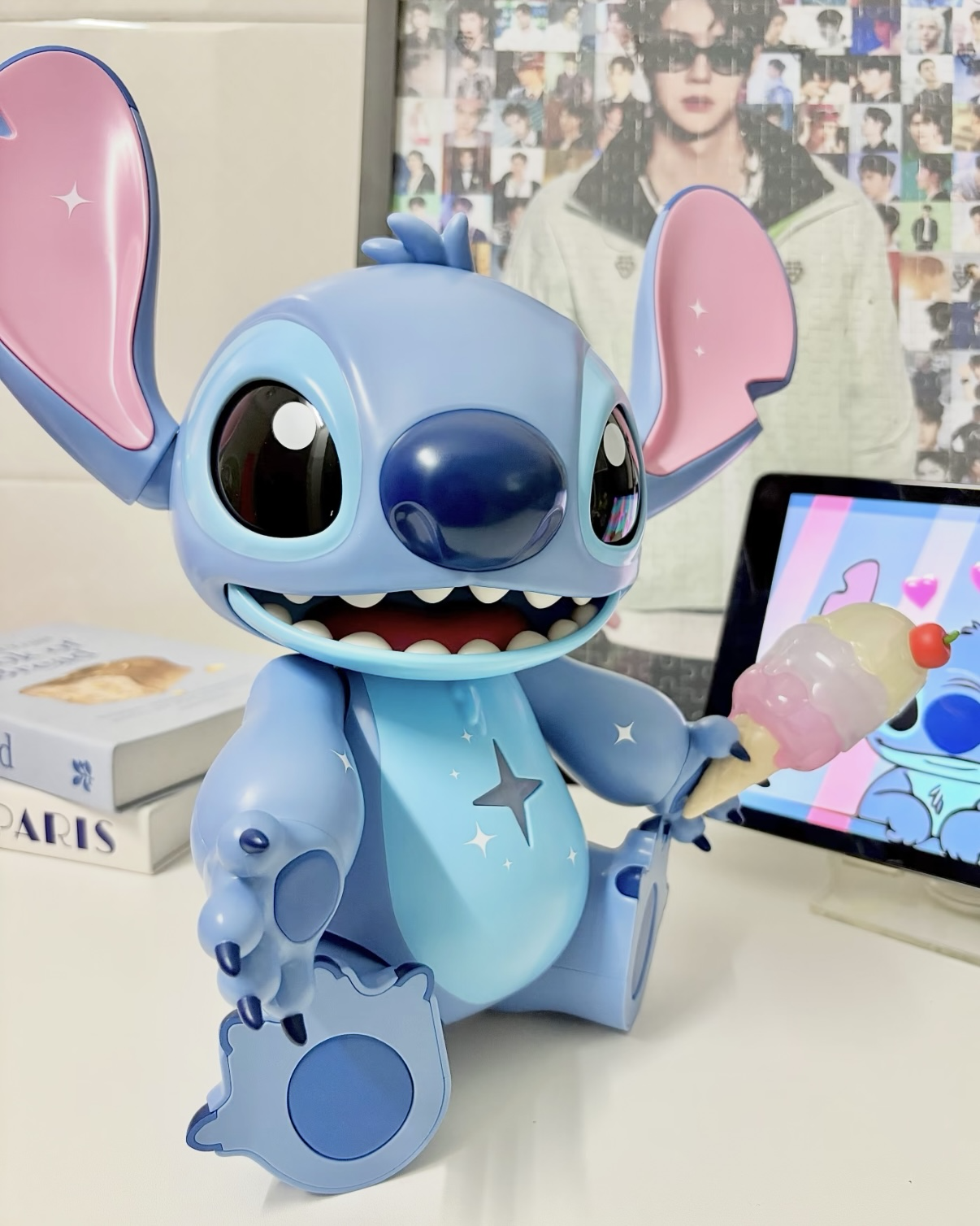 <正版授權>迪士尼 史迪奇 星河甜心系列 可發光 拼裝公仔 擺件 裝飾