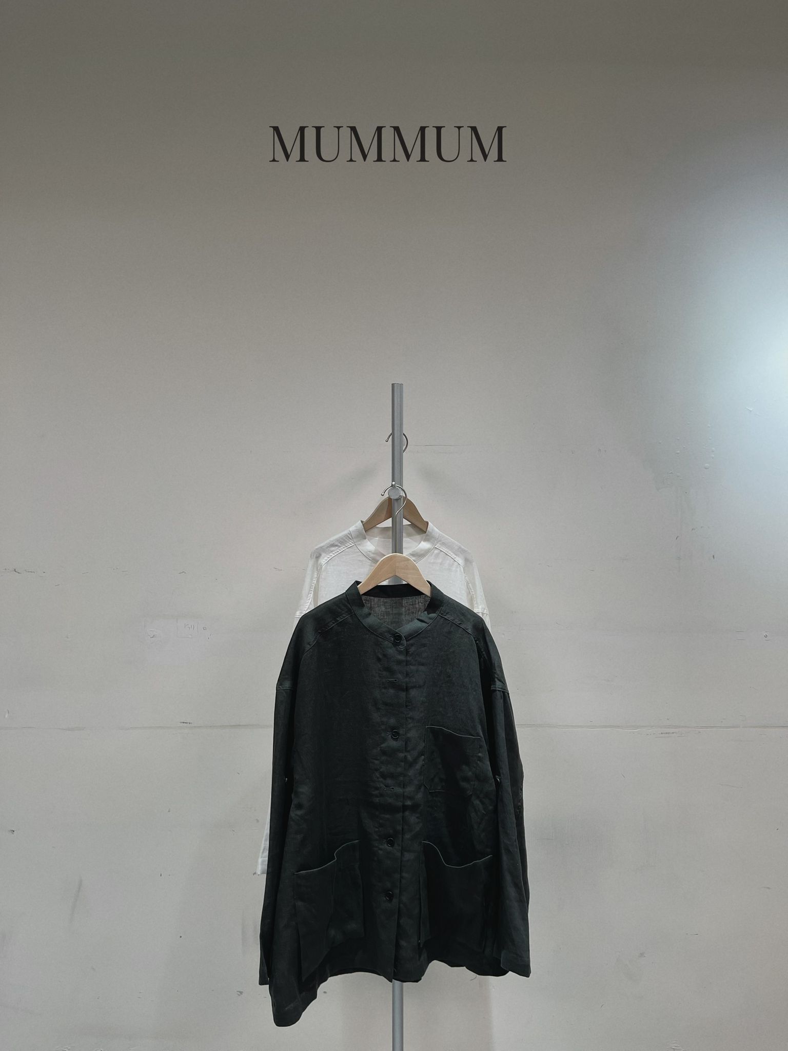 0213192a/麻棉質多口袋恤衫 46/46/29