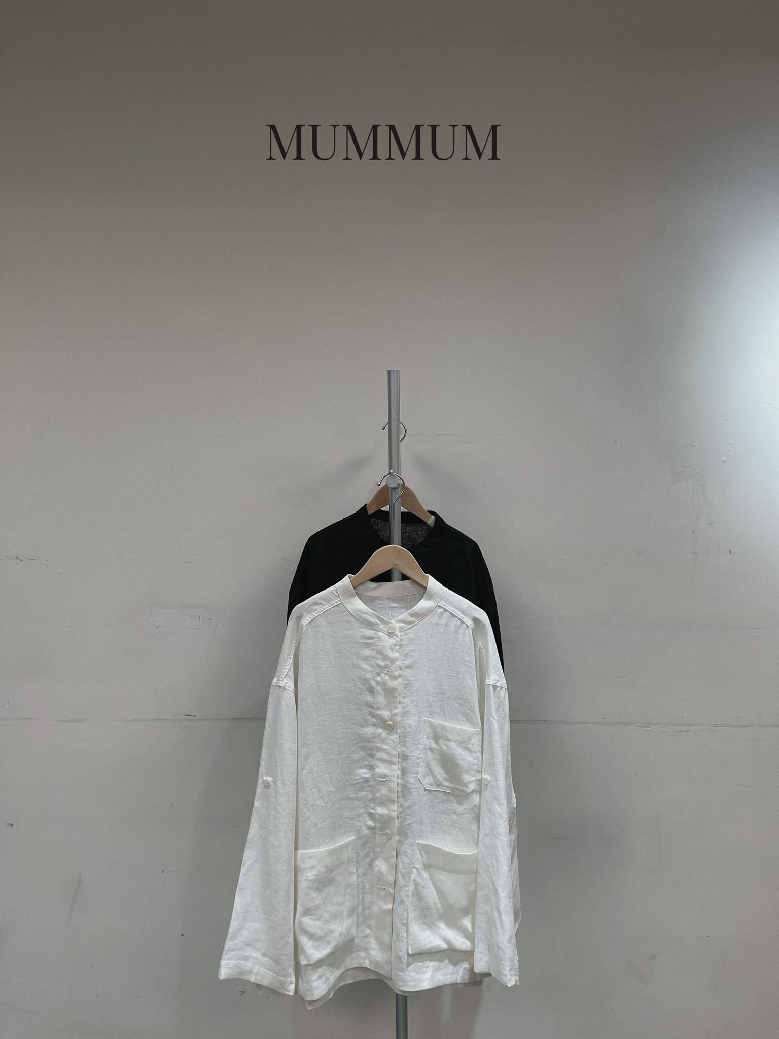 0213192a/麻棉質多口袋恤衫 46/46/29