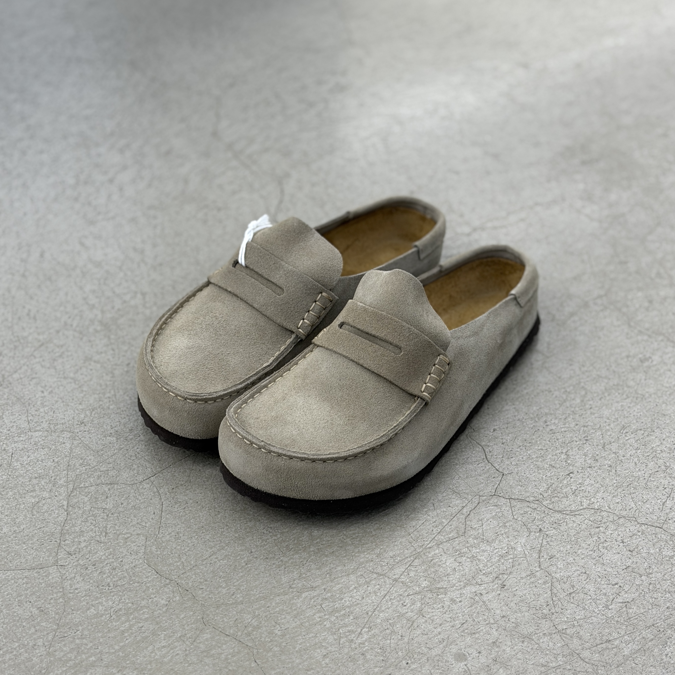 Birkenstock Naples Wrapped Suede Leather - Taupe l 1029675