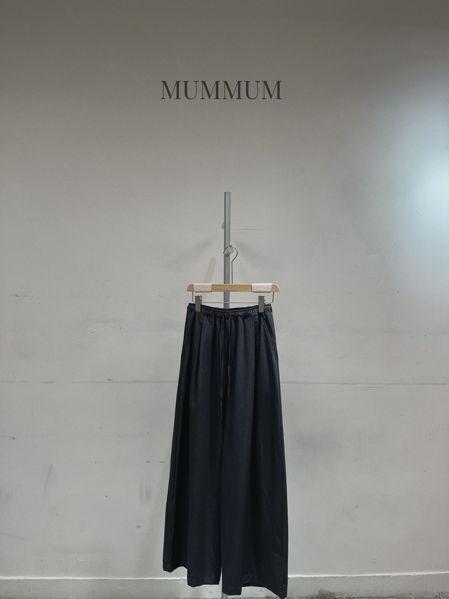 03698a/超休閒垂直綁繩寬鬆長褲26-37/40/39