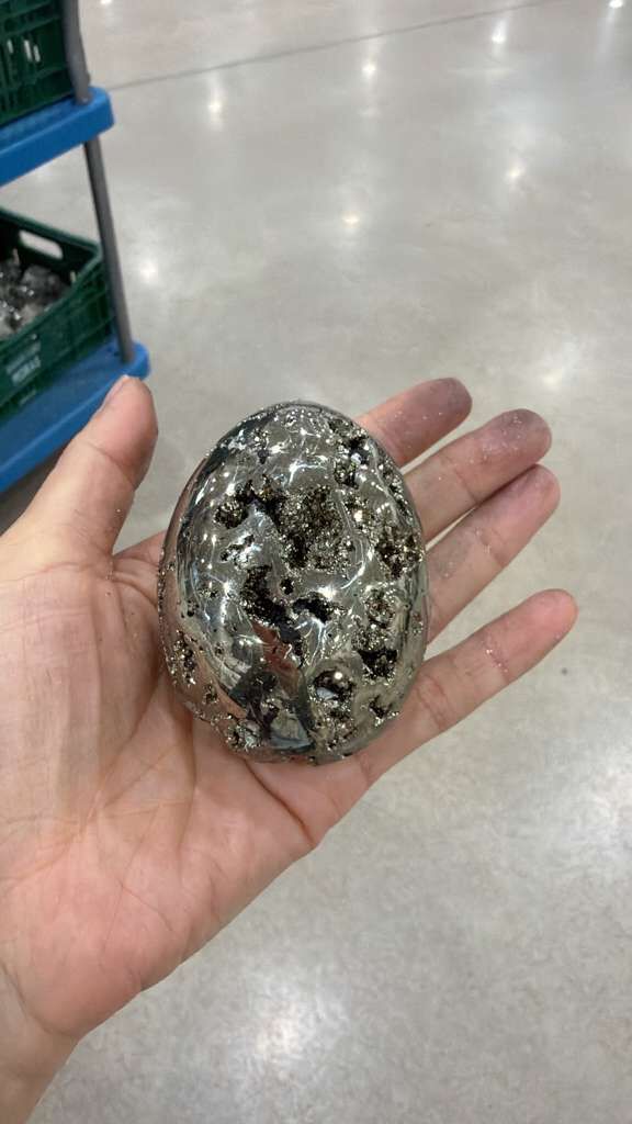 WN185 A185 黃鐵礦蛋 301-400g (款式隨機)